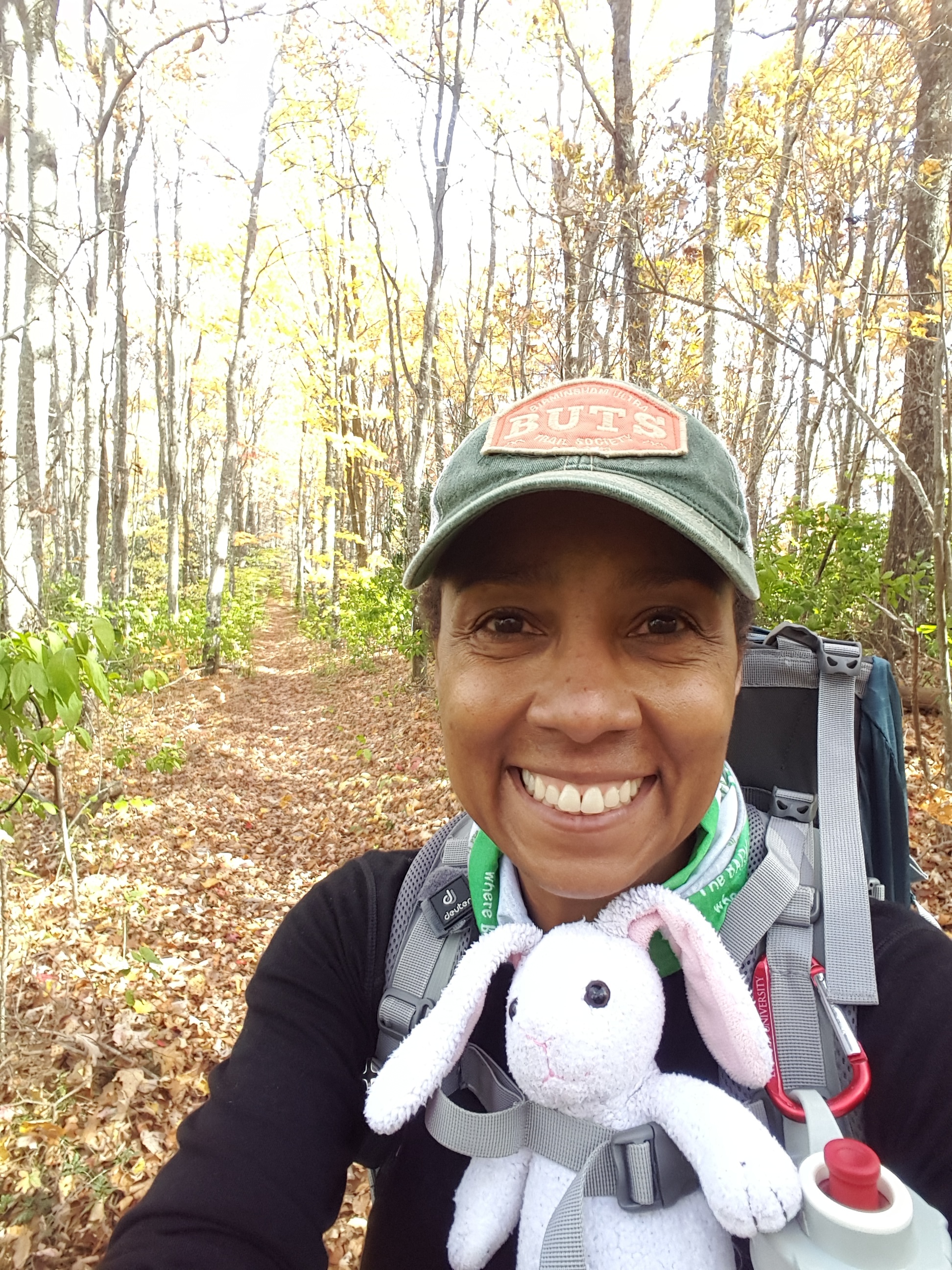 Have bunny, will hike. Wayah Bald to the NOC