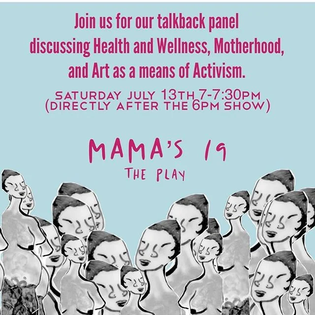 Tonight's audience gets a bonus! 
Talkback with THE Javana Mundy, writer and star of #MAMAs19ThePlay #BlackOpulence