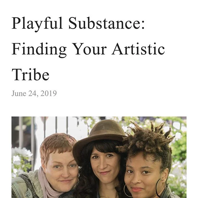Check out the crew on the OnStage blog @onstageblog Very cool and congrats to @playfulsubstance 💙🙏🏽. Come and see us! You can read more about the festival here: https://www.onstageblog.com/new-blog-1/2019/6/24/playful-substance-finding-your-artist
