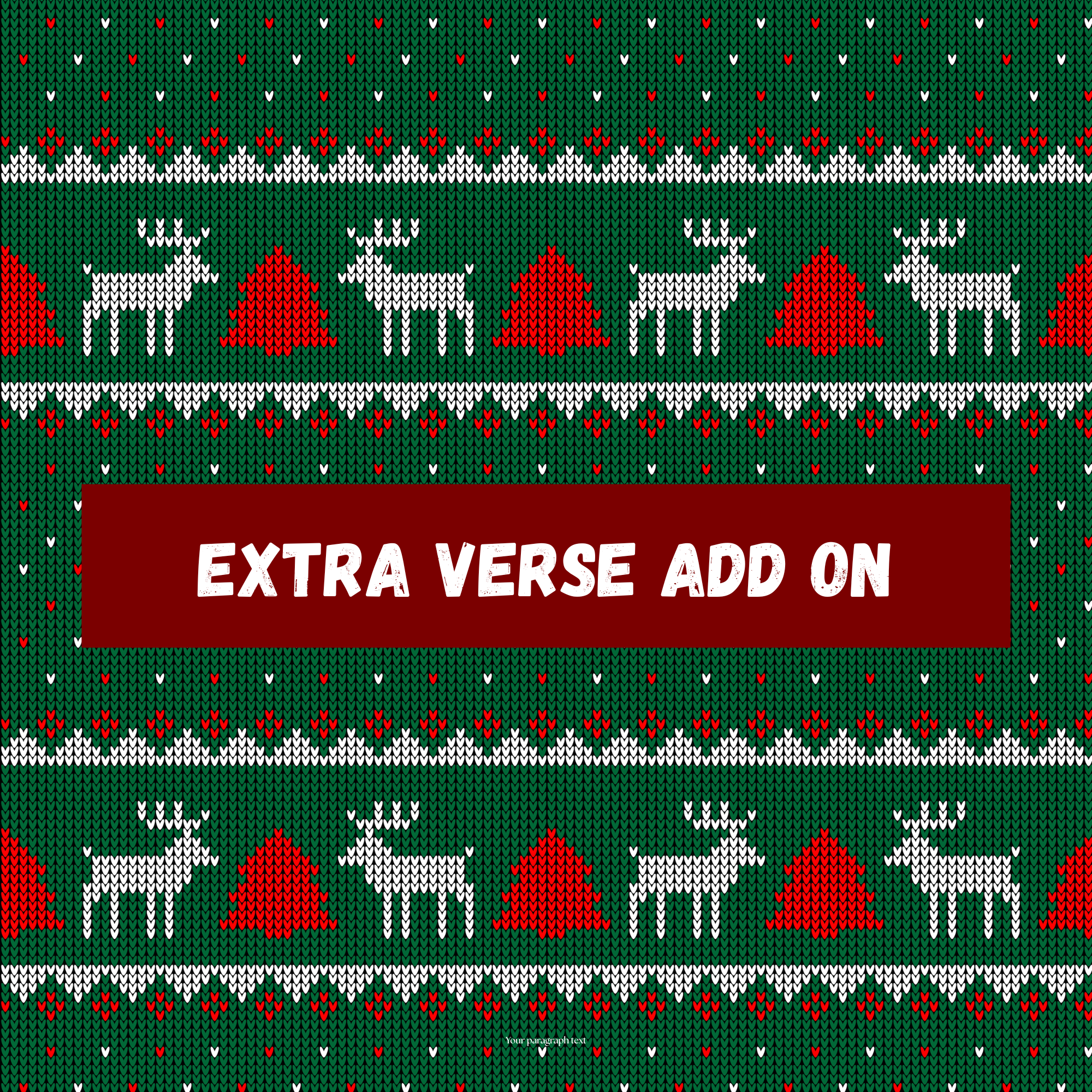 Extra Verse Add On