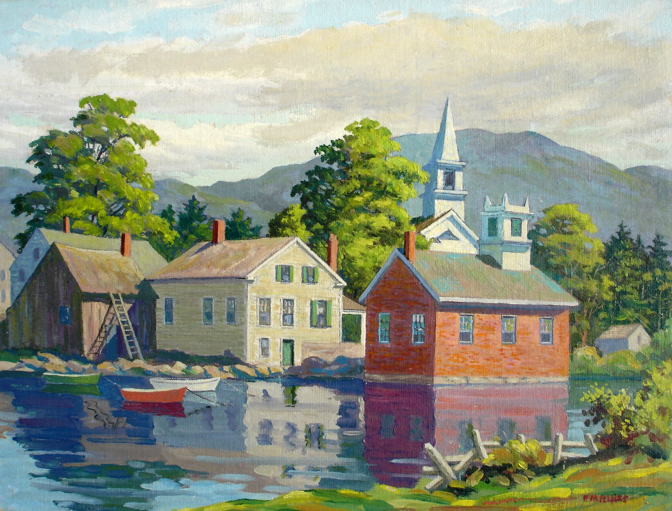 25 Oil (12x16) River Town VT.JPG