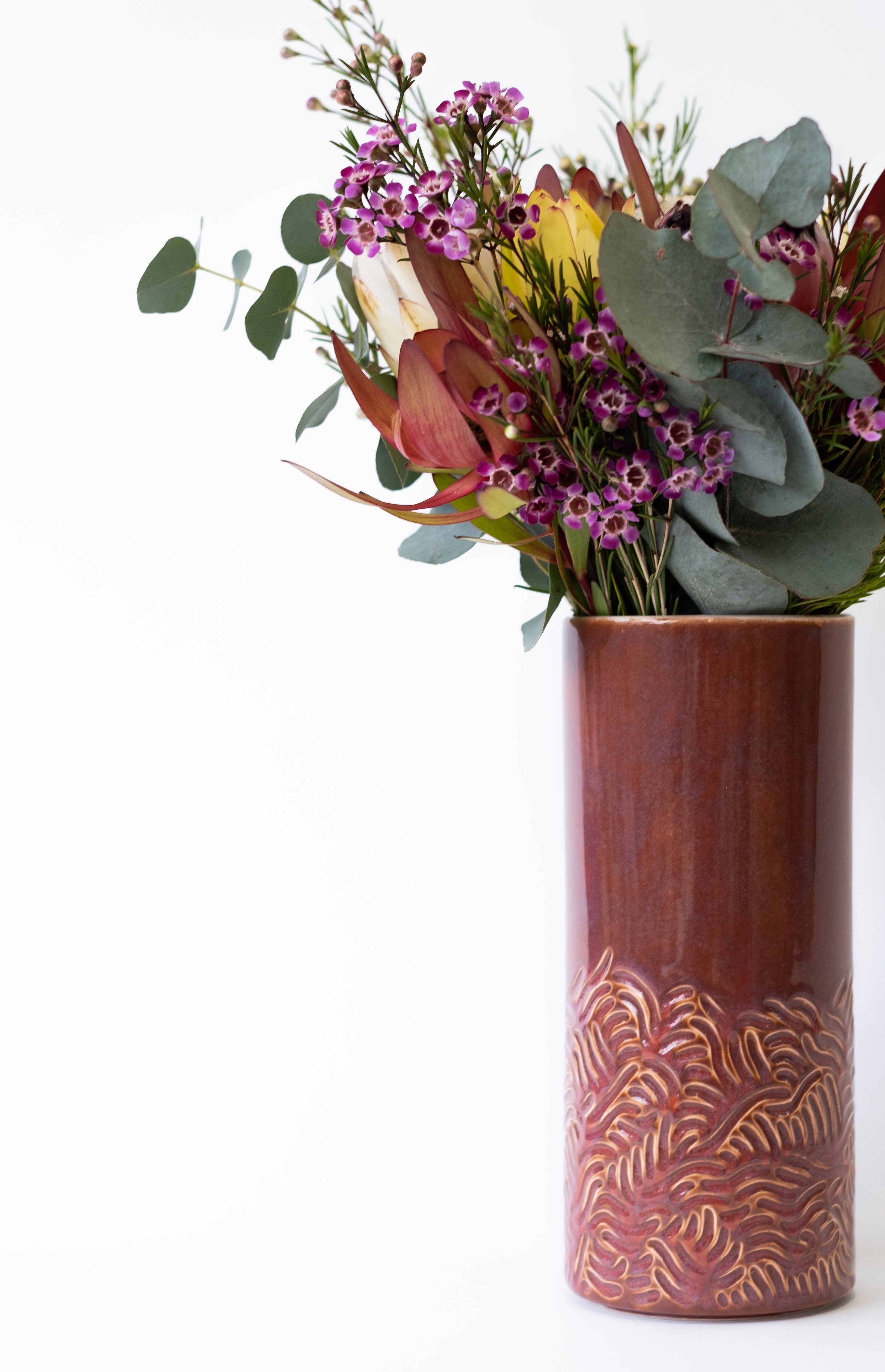 Ali-Potter-Ceramics-Red-Carved-Vase, photography by Anna Revesz.jpg