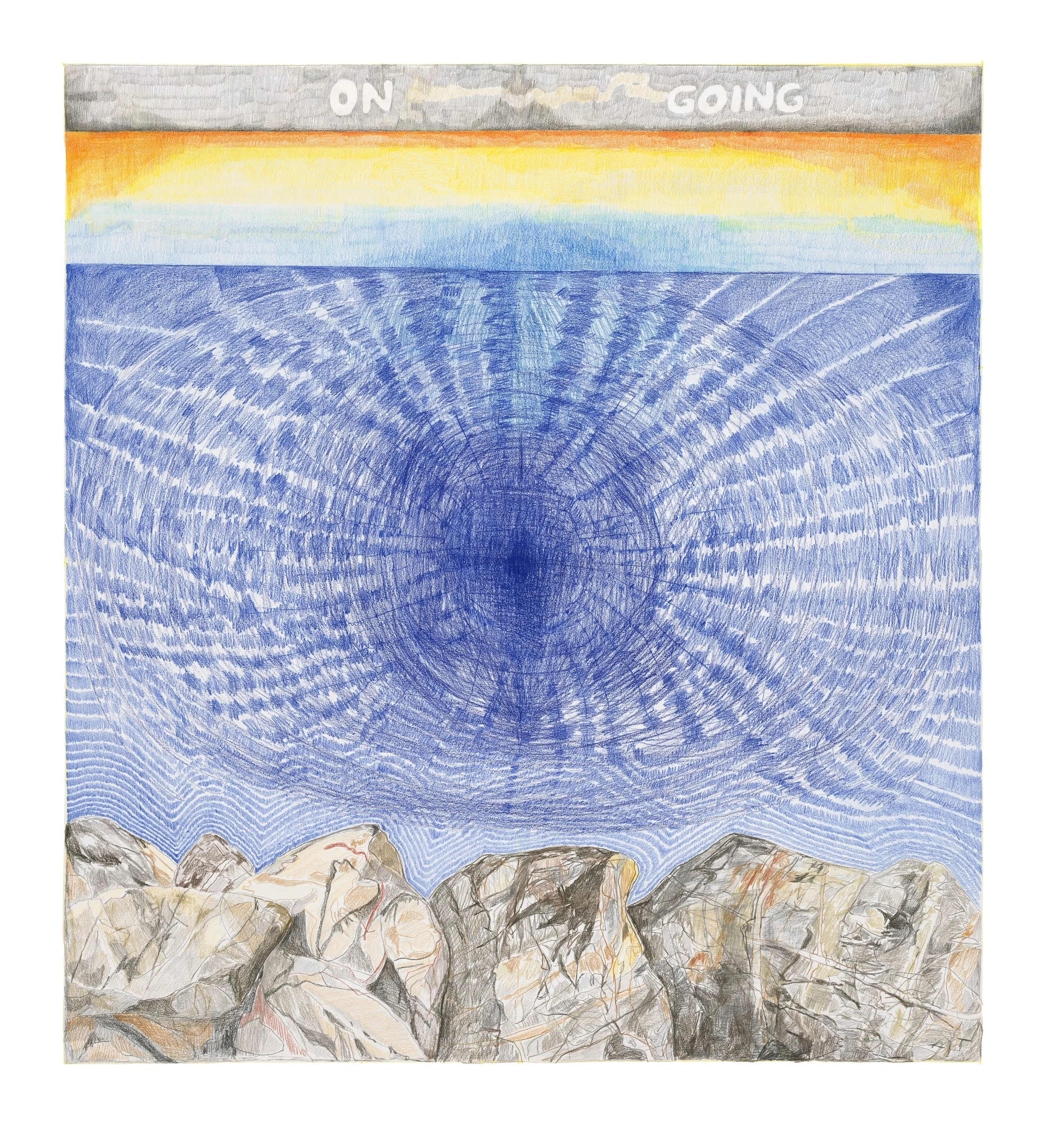 Toni Hassan. Ongoing (2025). Pencil on paper. Photo: Ana Koch.