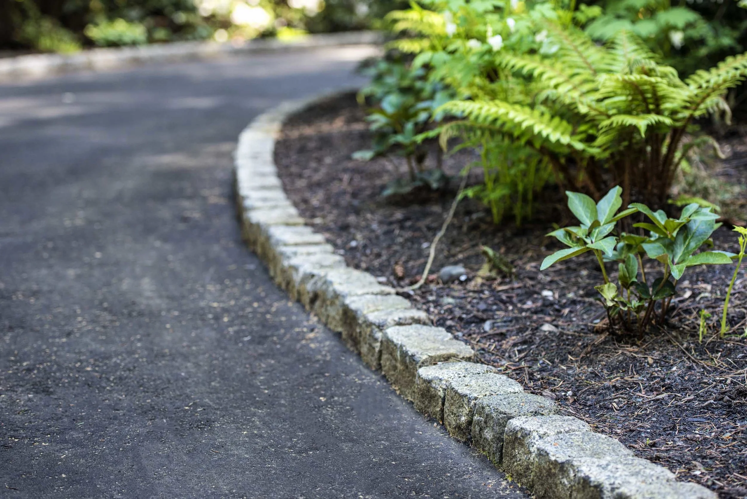 Vertical Granite Cobble Curb — Land Morphology