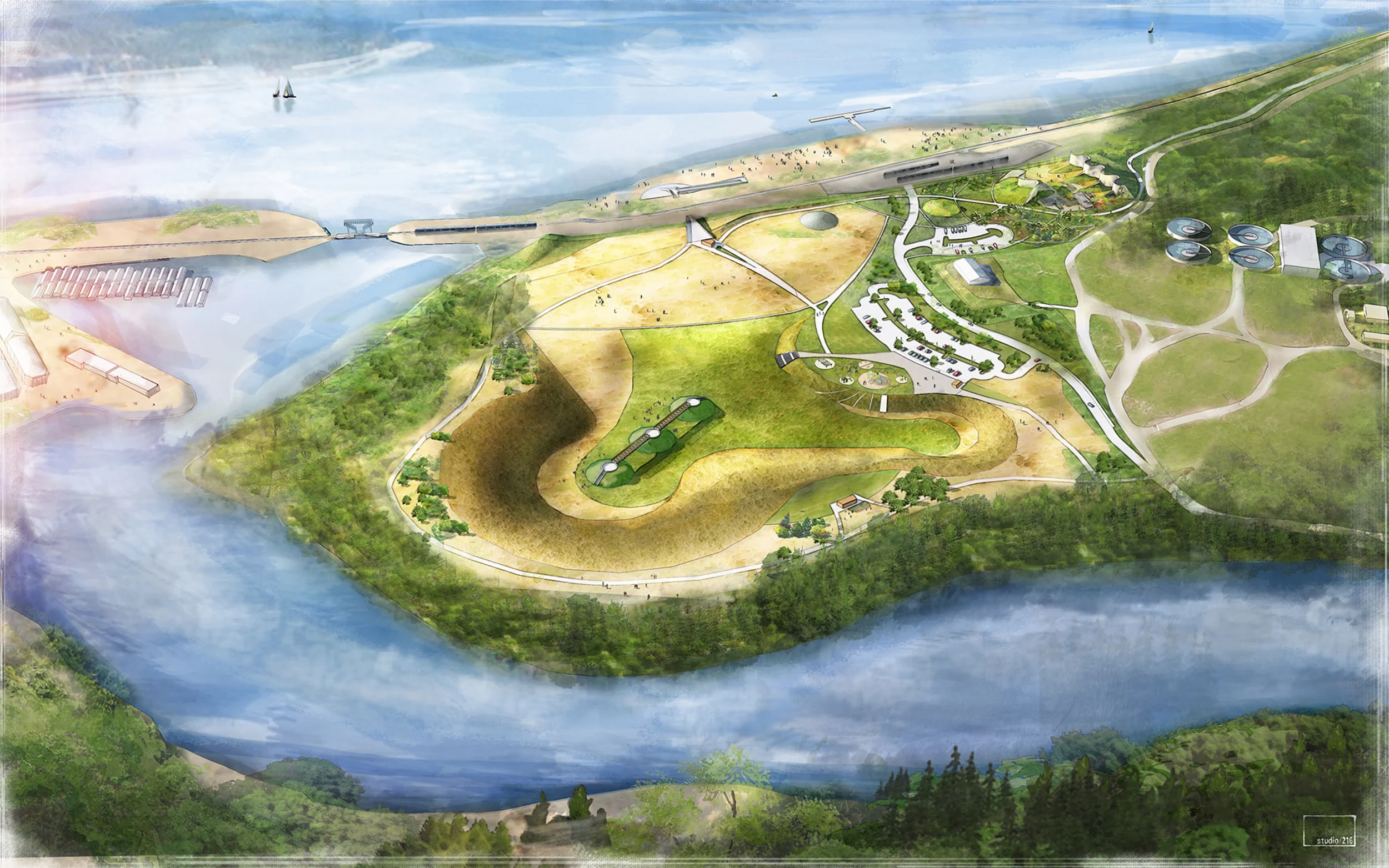 Chambers Creek Master Plan — Land Morphology