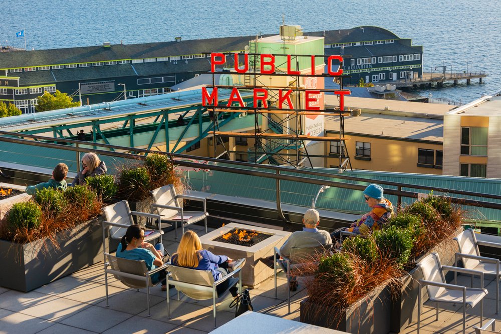  Land Morphology designed rooftop deck for Inn at the Market  