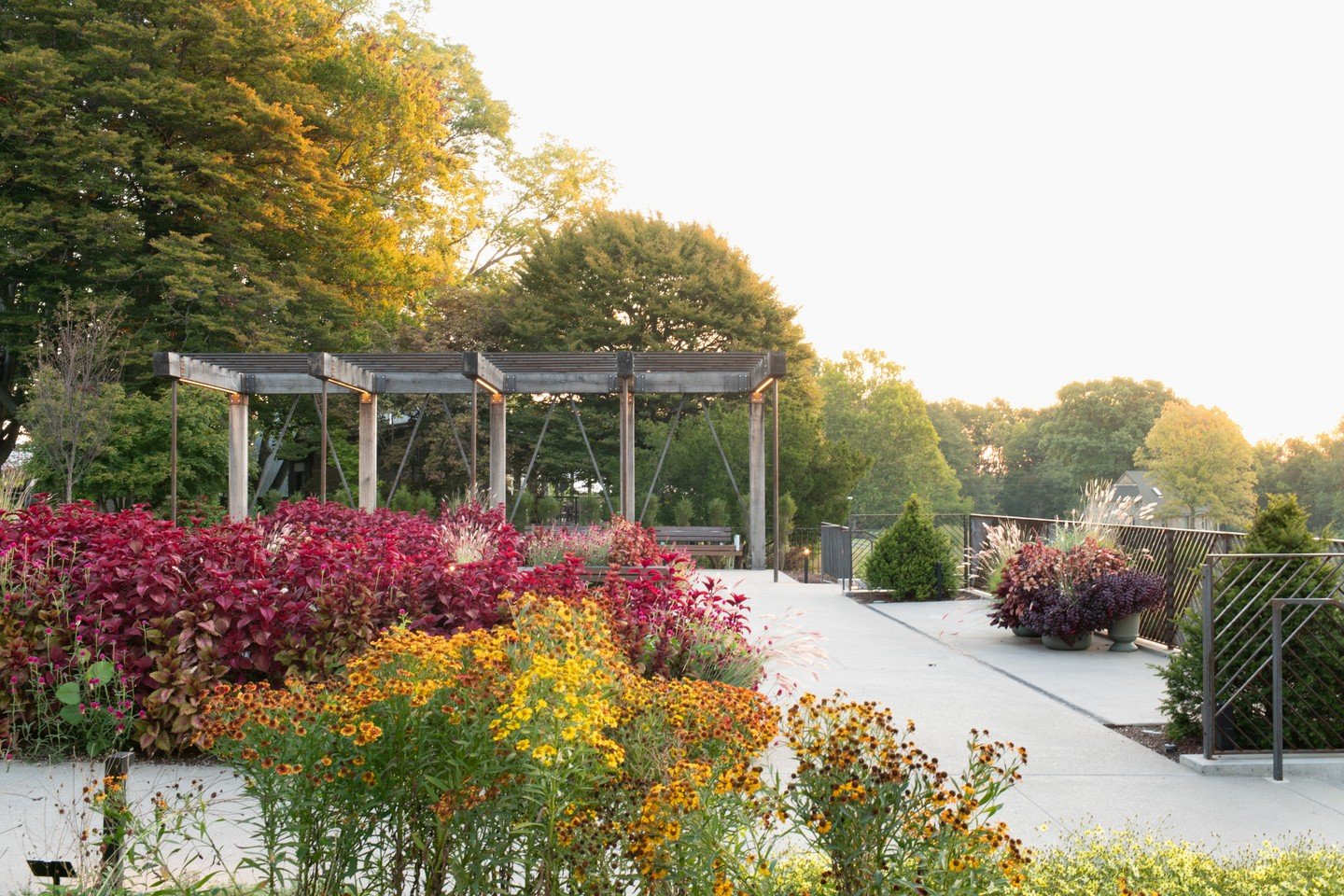 Reliving dreamy summer days at Yew Dell Botanical Gardens&rsquo; new Castle Gardens... The new gardens offer a sequence of distinct spaces suitable for rentals, social gatherings, and educational programming. Please view the link in our bio to learn 