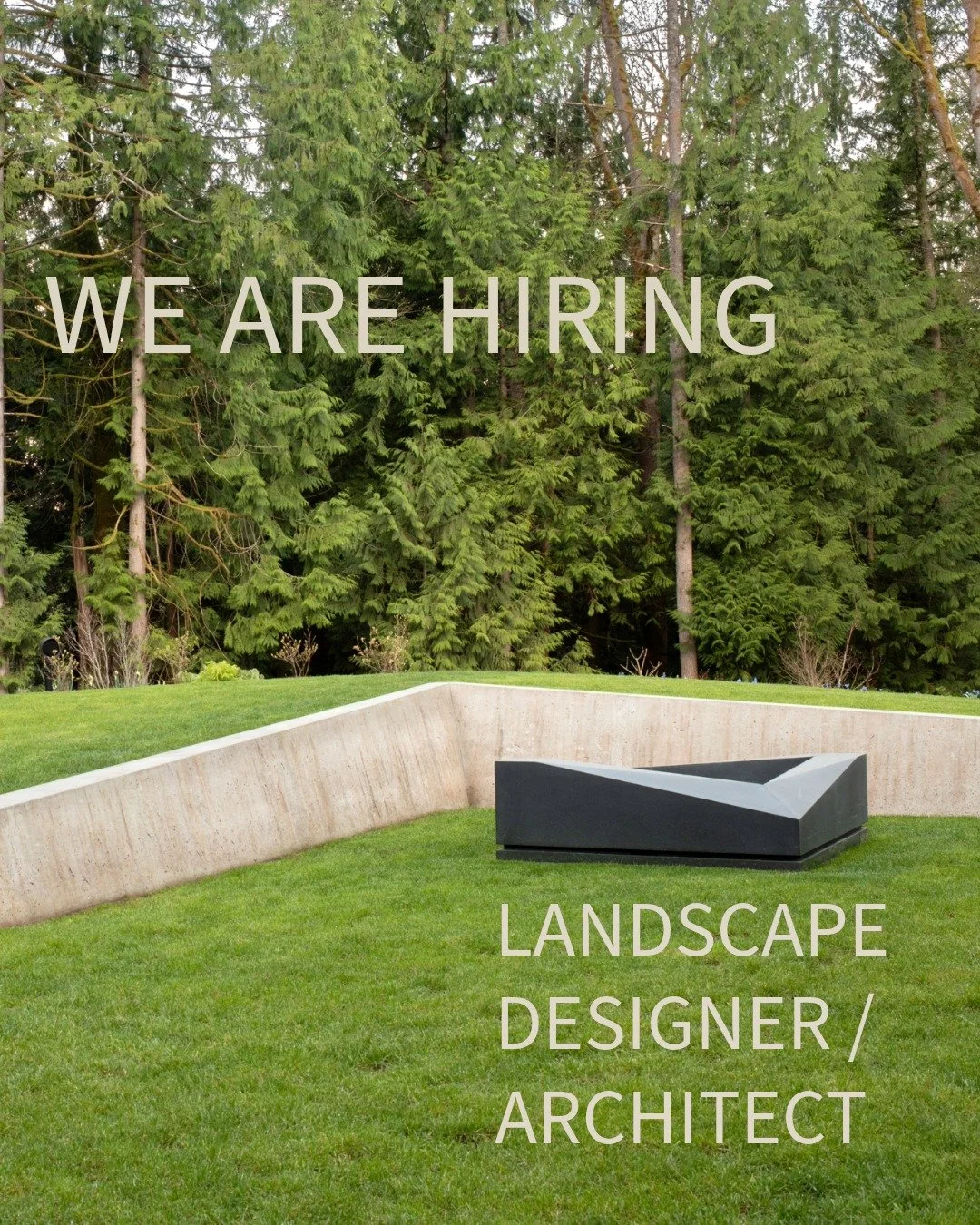 Land Morphology is growing! 

We are seeking a Landscape Designer/Architect with 4&ndash;7 years of experience to join our Seattle studio.

Our work includes botanic gardens, residential estates, public landscapes, and planting-focused environments t