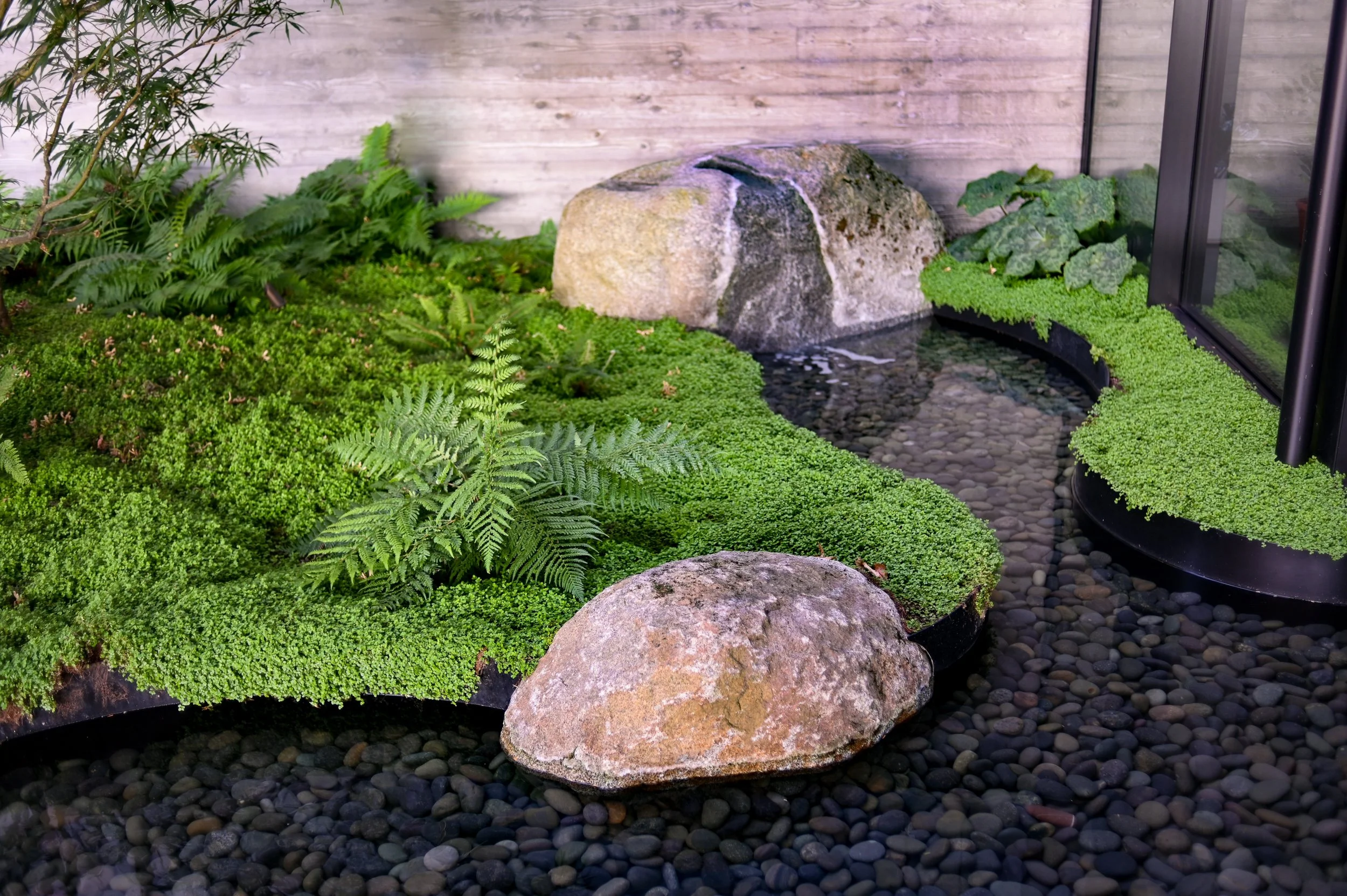 The Perch's Zen-inspired garden