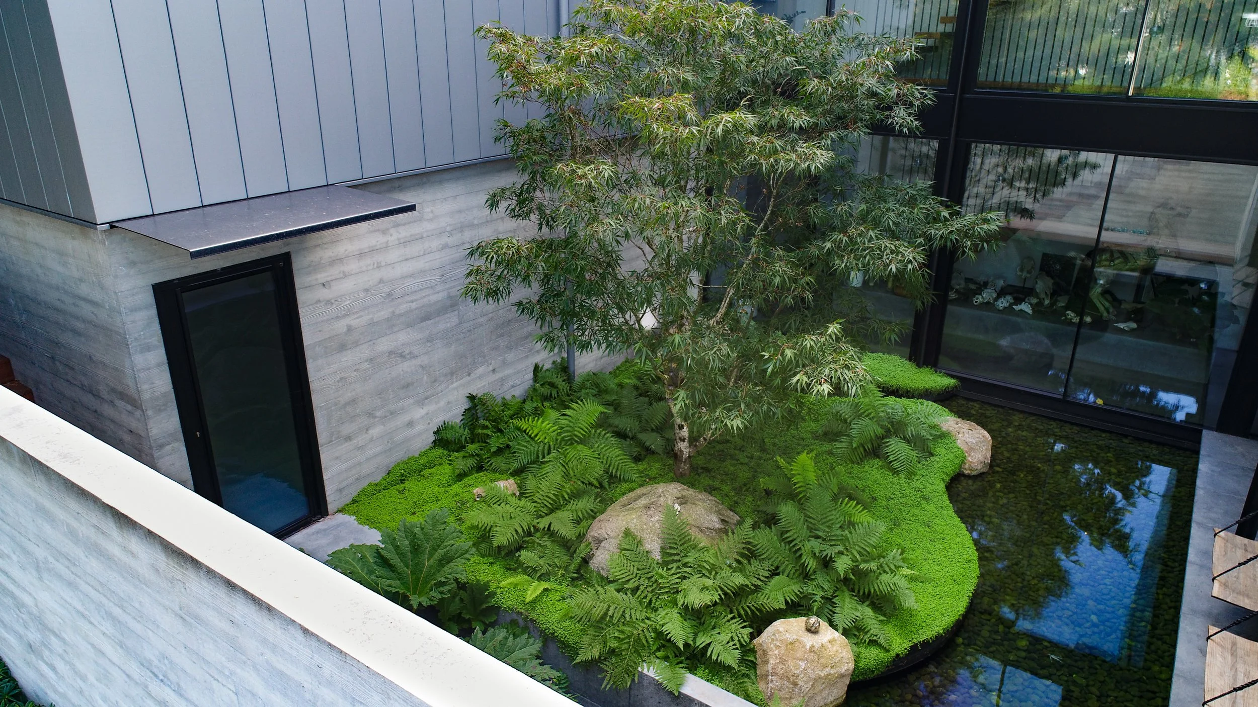 The Perch's Zen-inspired garden