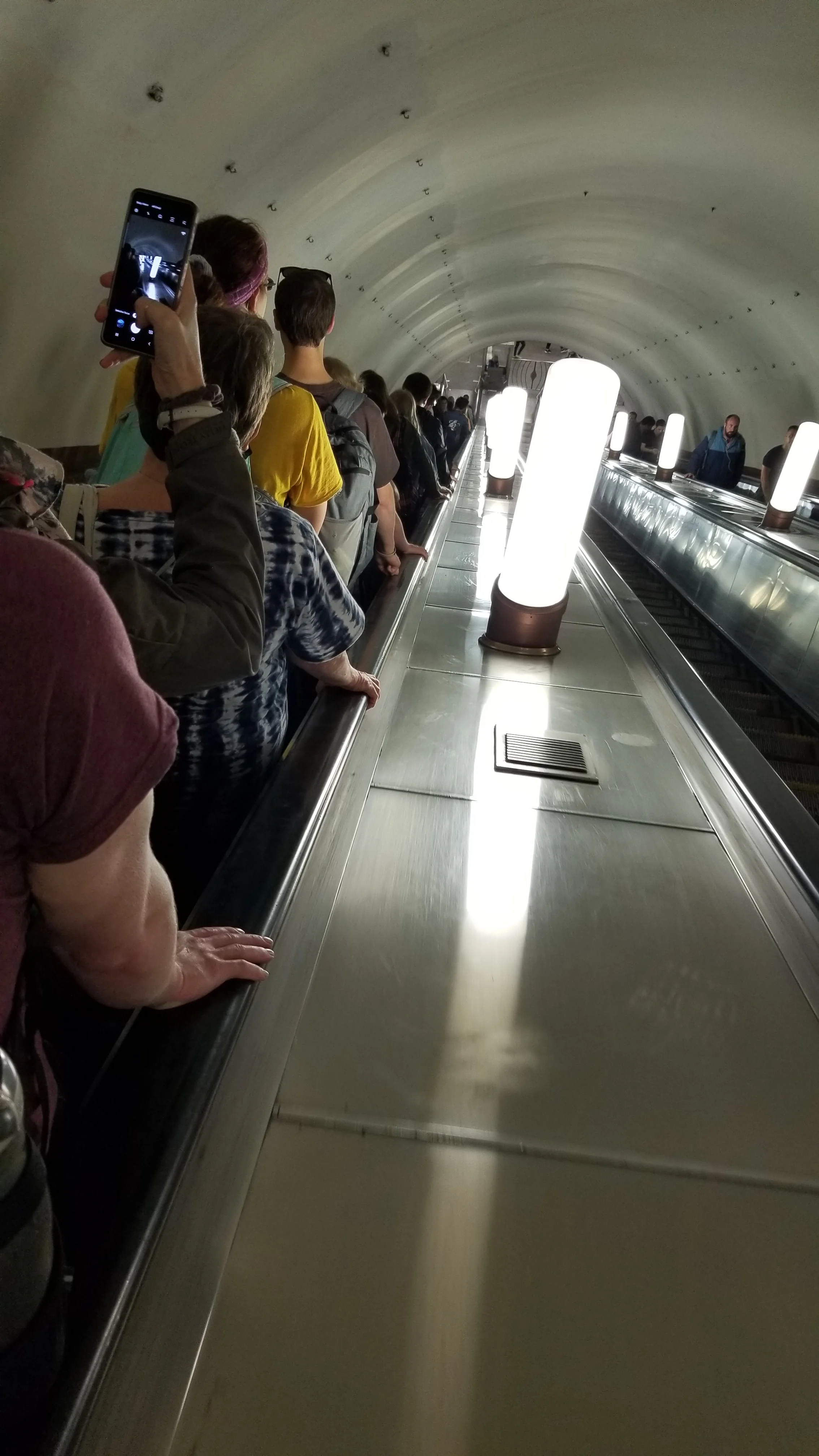 Making our way across Moscow to our hotel… we were all extremely tired by this point!