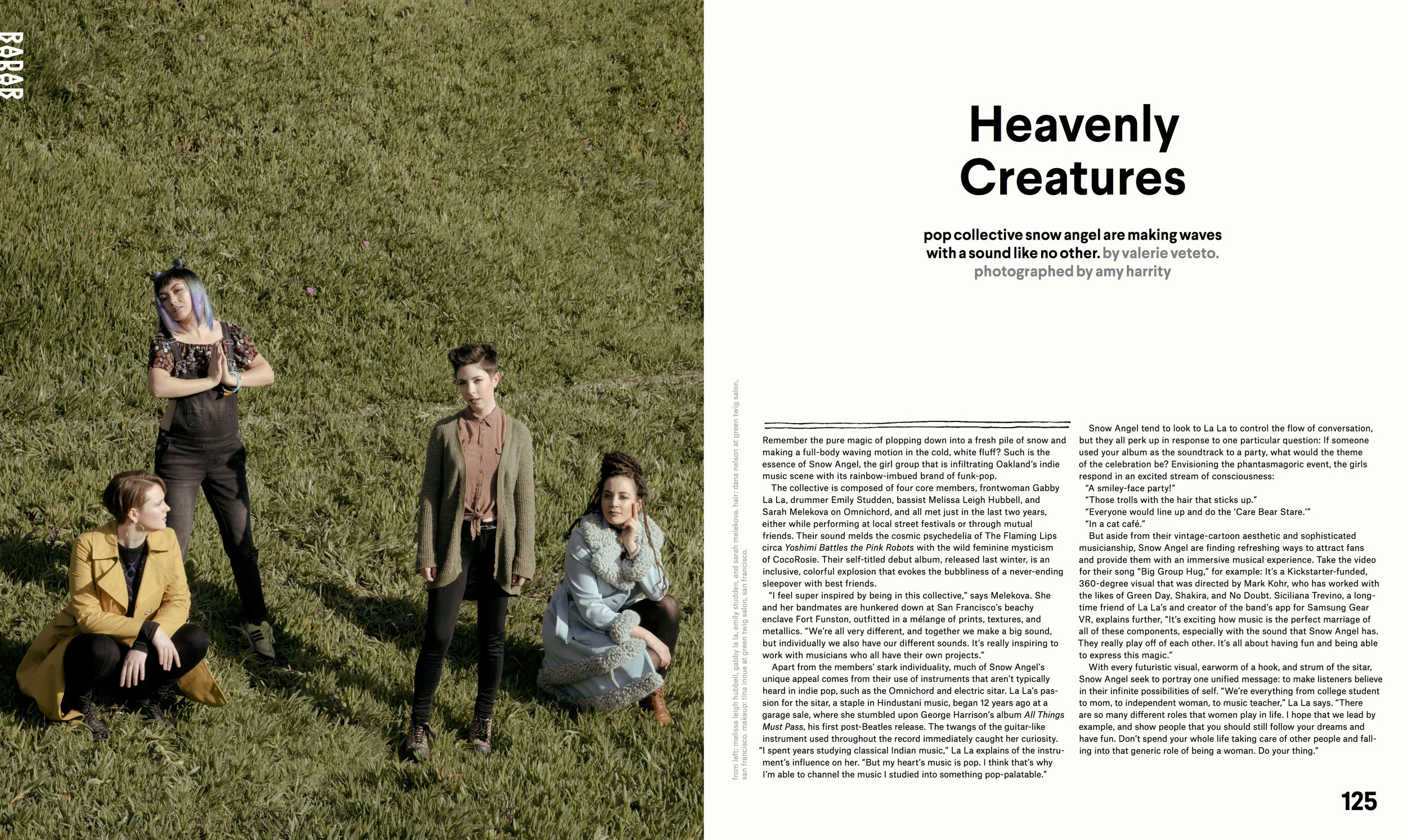 Snow Angel ( NYLON , March 2017. Written by Valerie Veteto. Photographed by Amy Harrity.)