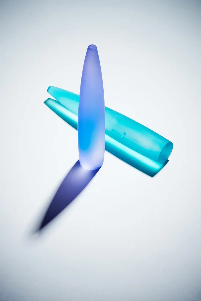 Prototypes of scaled-up 50 cal bullet (22cm x 4cm)