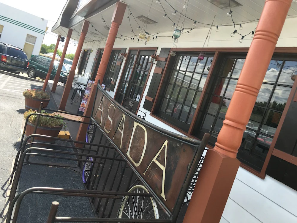 Bike racks for Greenville's thriving bike community! 