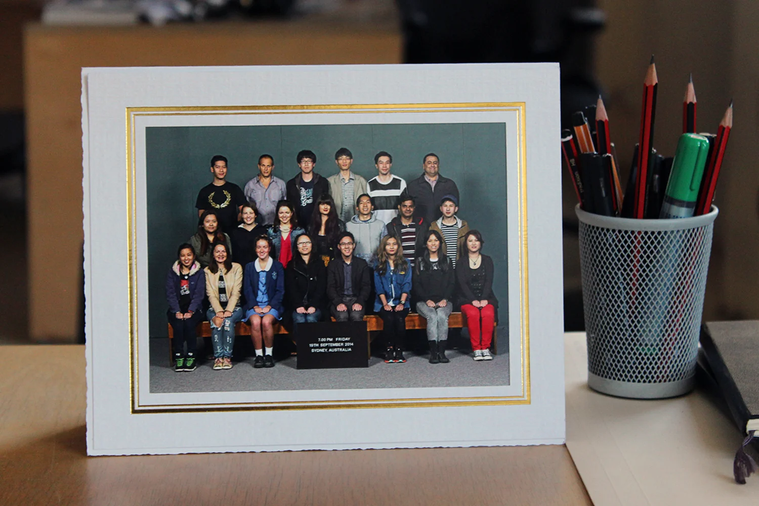 'Us' a group photo of strangers by artist James Dive