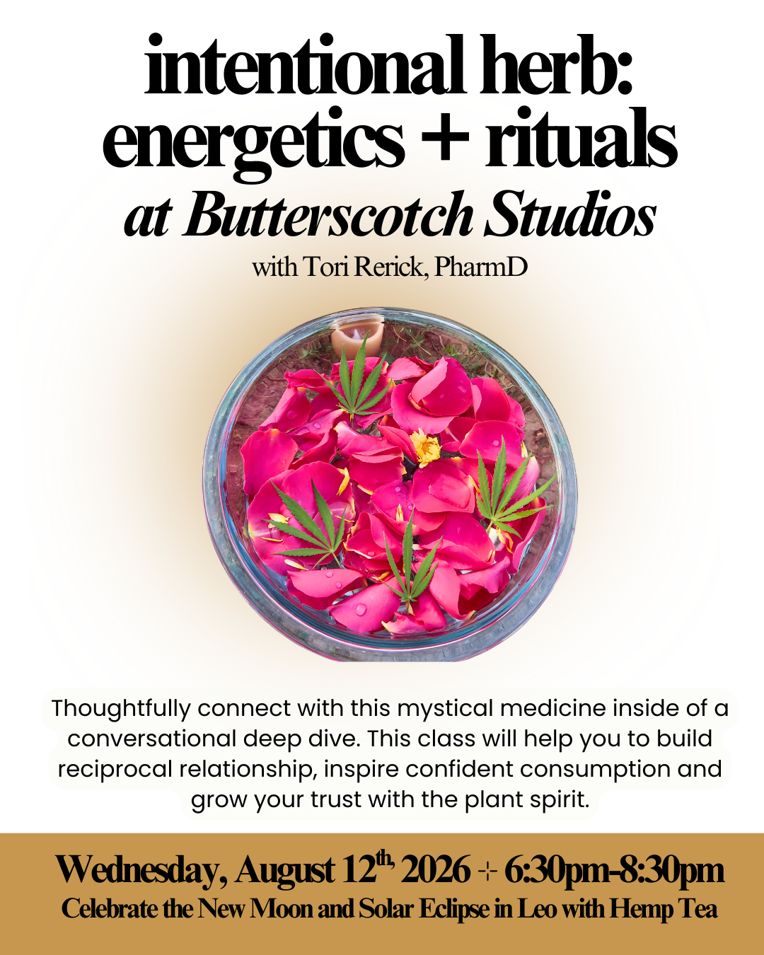 Intentional Herb Class at Butterscotch Studios