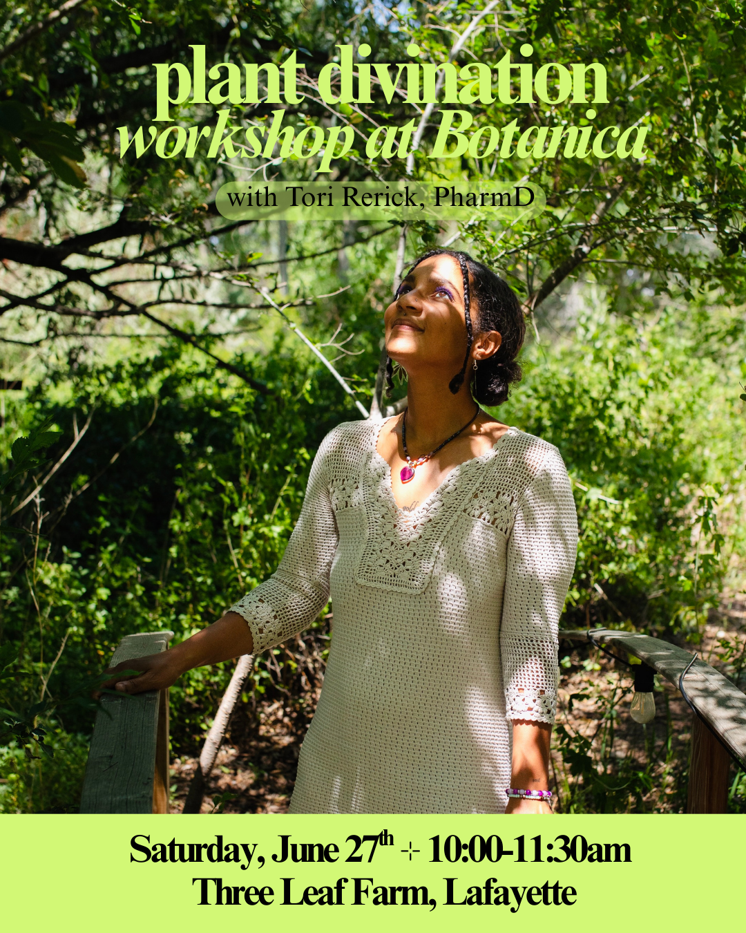 Plant Divination Workshop at Botanica Festival