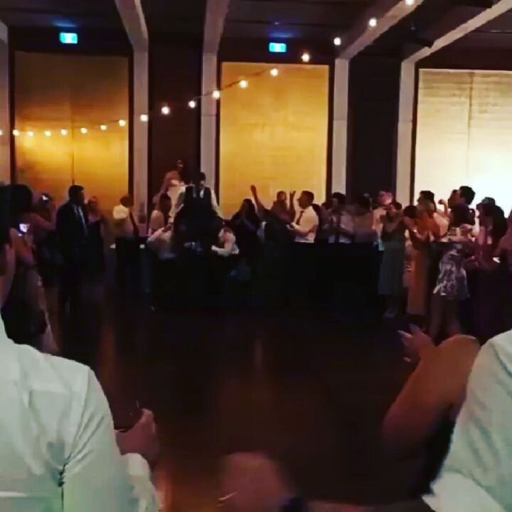 A lovely ending to Brett and Michelle's reception 💘