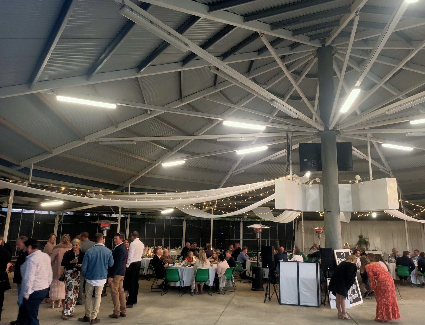 All the way out at Gundagai racetrack! 
What a fun location for a reception. 🎉