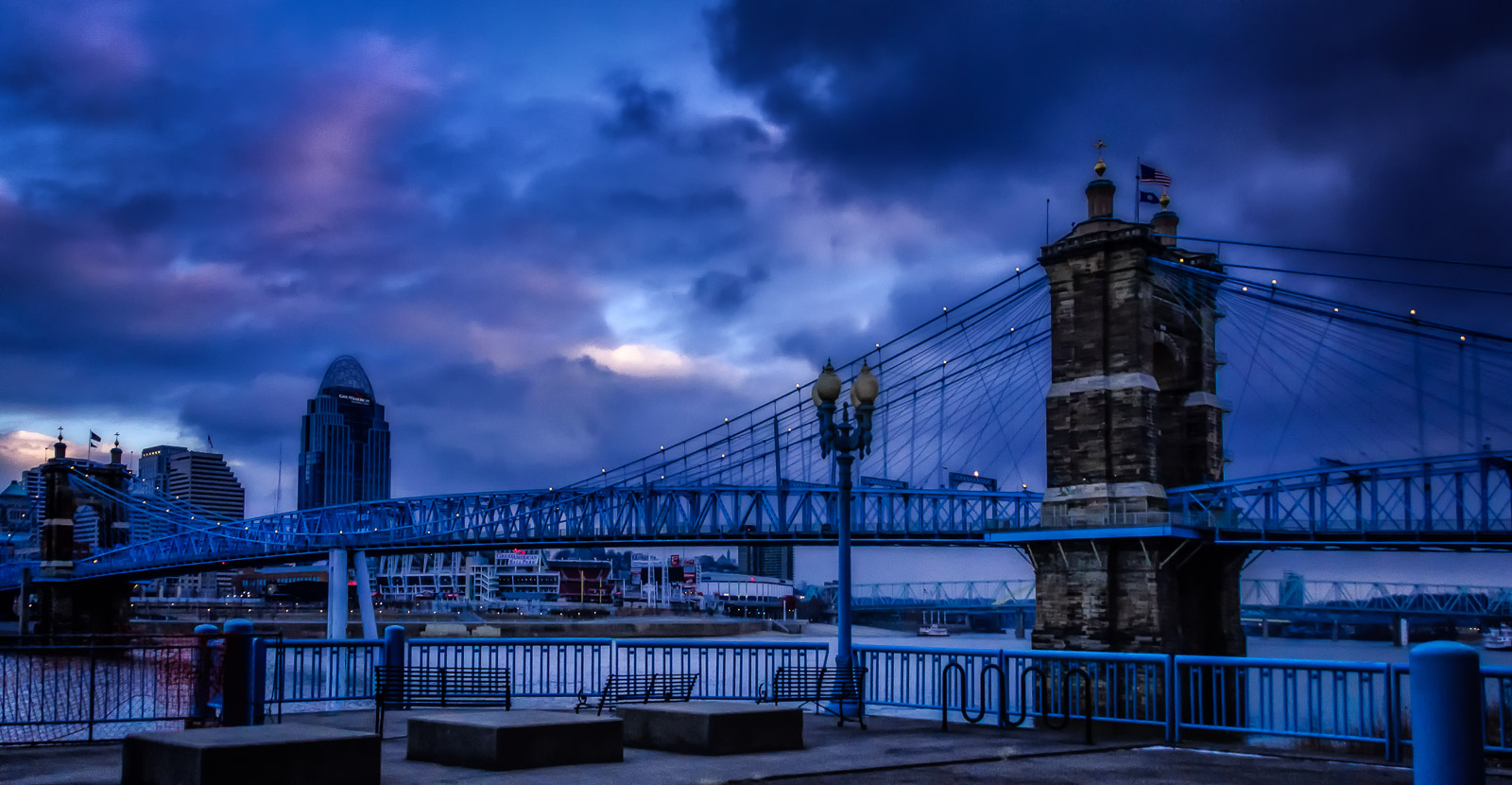 Roebling in Blue, Cincinnati, OH