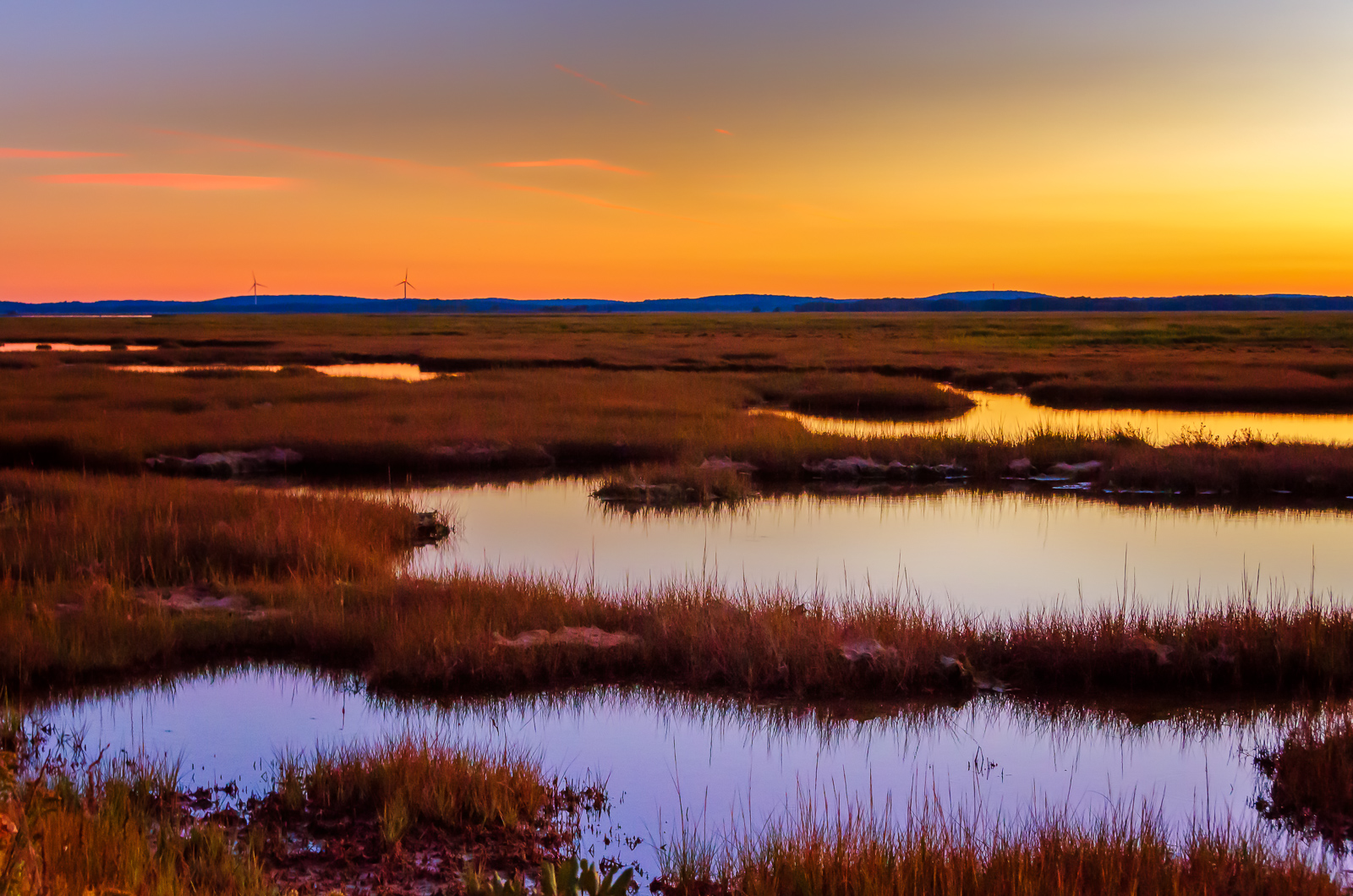 Salt Marsh at Sunset, Parker River National Wildlife Refuge, MA