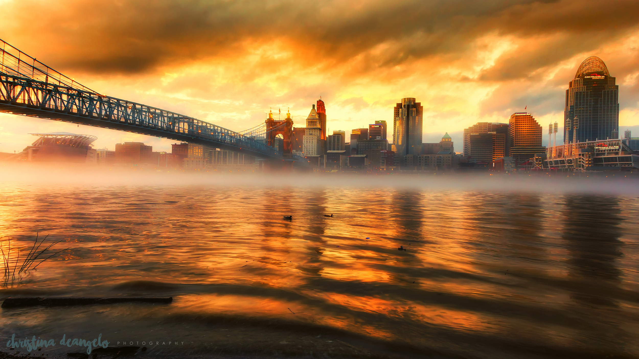 Fiery Sunset, Cincinnati, OH