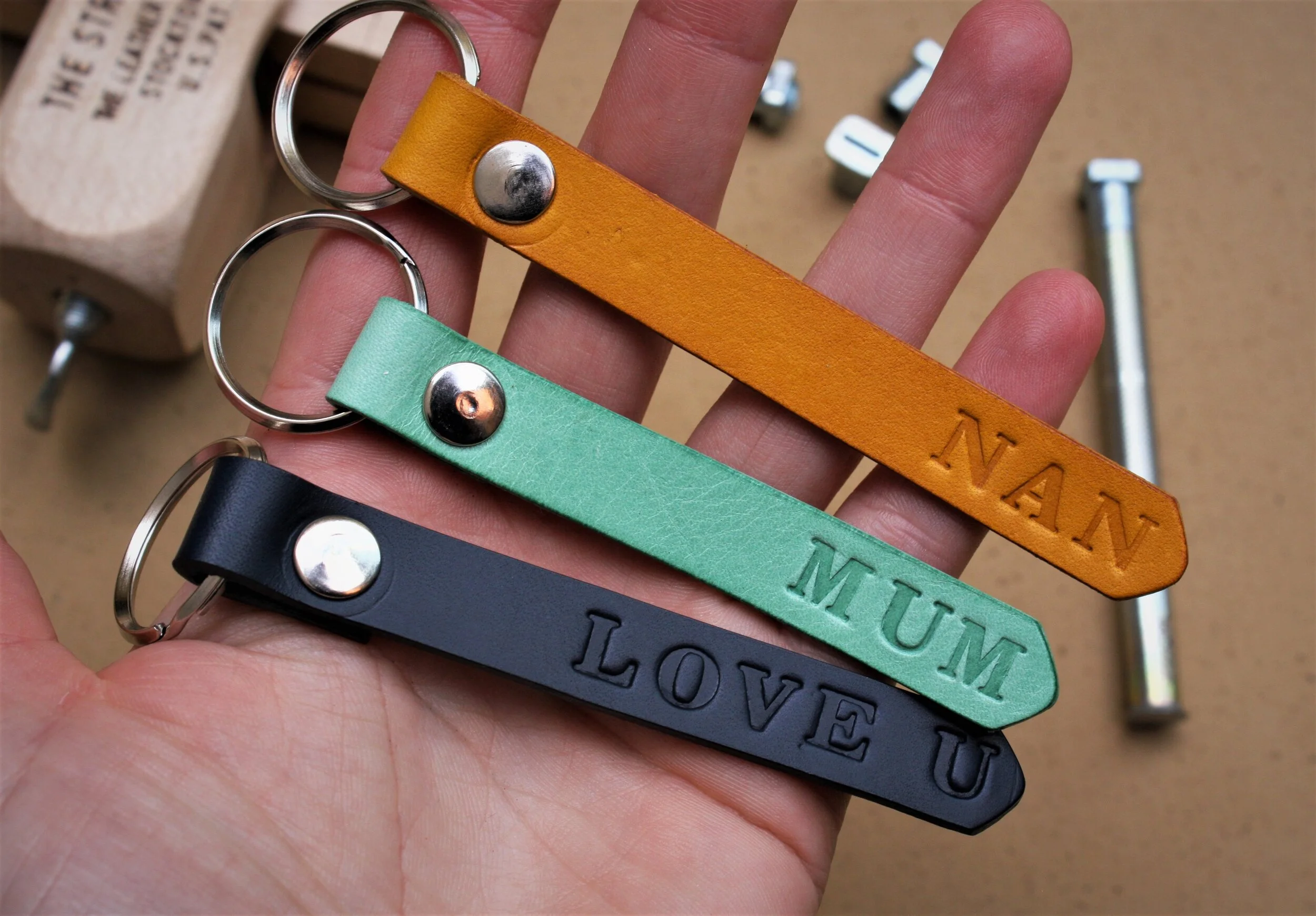 Personalised keyring workshop