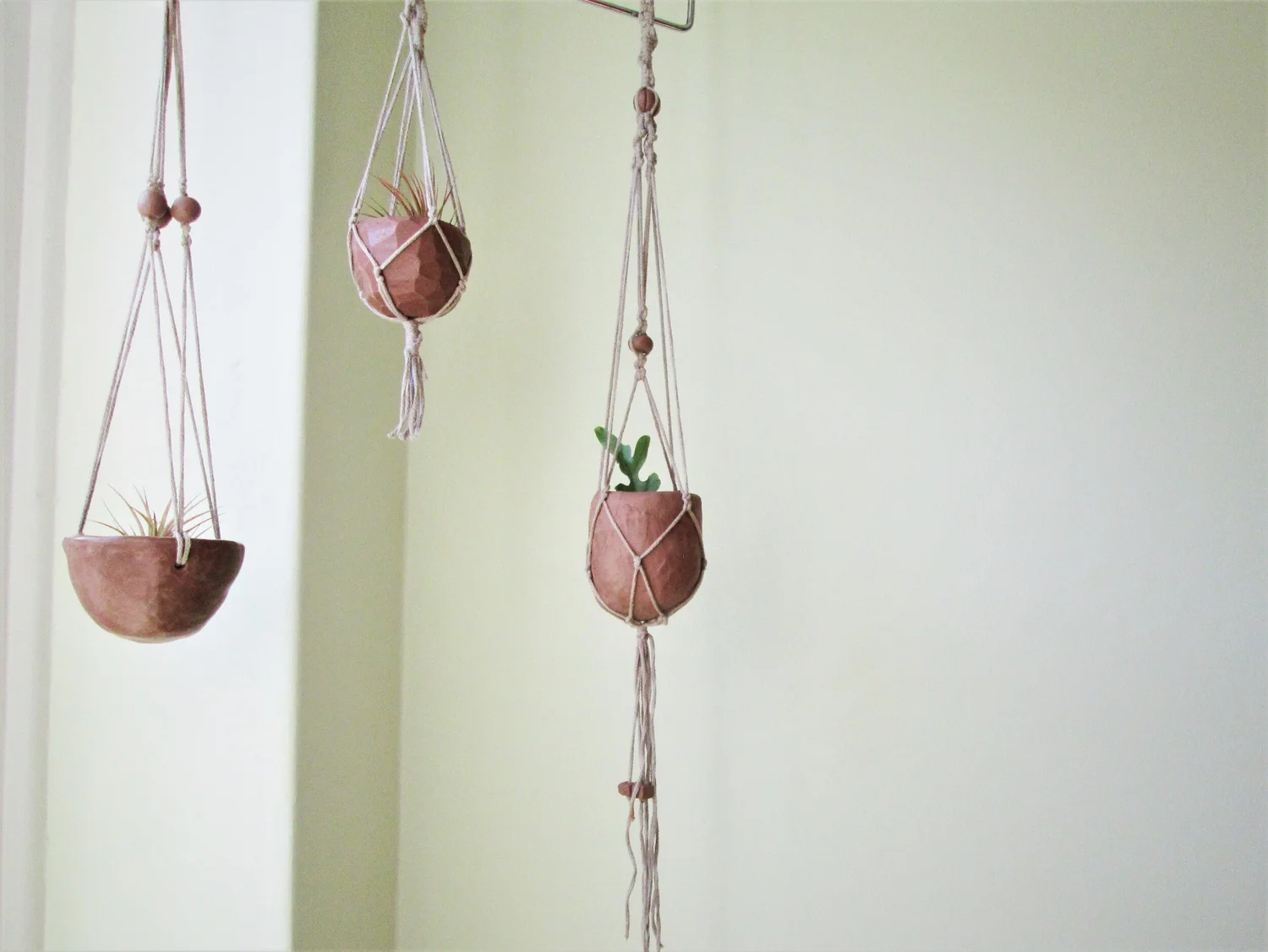 Macrame Plant Hangers part 1 - Pots  The Smug Soles Co.