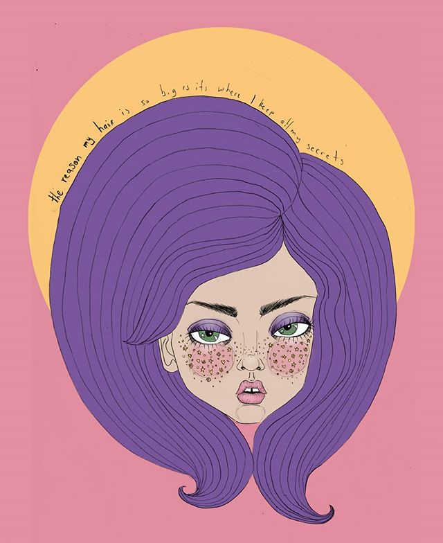 Bad girls good hair 💗

#illustration #fashion #fashionillustration #secrets #bighair #60s #girls #art #colour #art #kalindywilliams