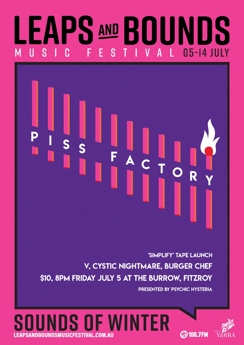 Piss Factory tape launch at The Burrow