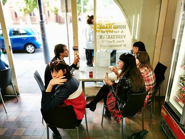 We've been busy hanging out at La Panella with touring bands/friends, but are excited to have some new music to share with you this Wednesday - watch this space!

PS check out Sydney band MUM, they're amazing. 
#heartsandrockets #lapanella #veganfood