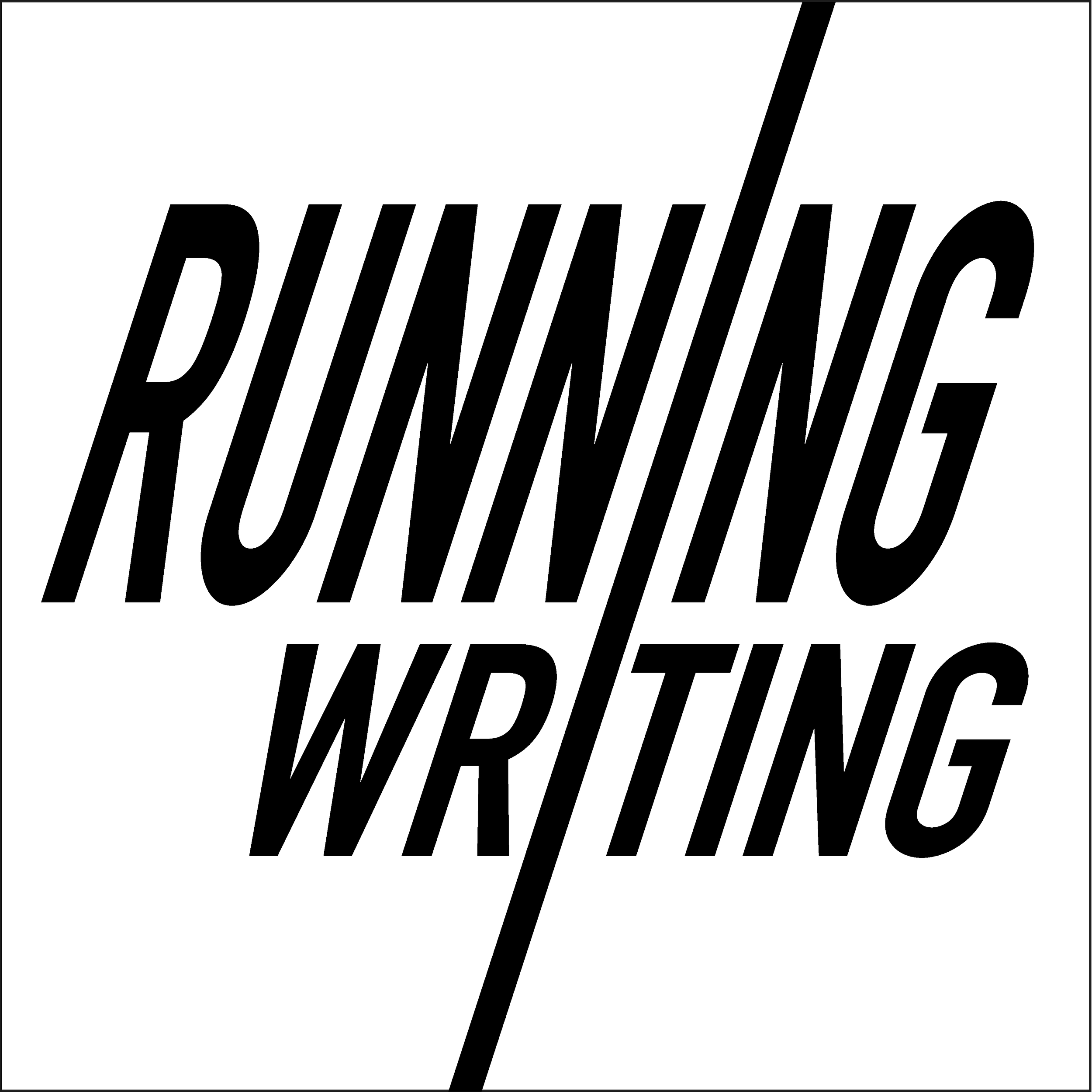 Running Writing Volume #1 by Kurt Eckardt