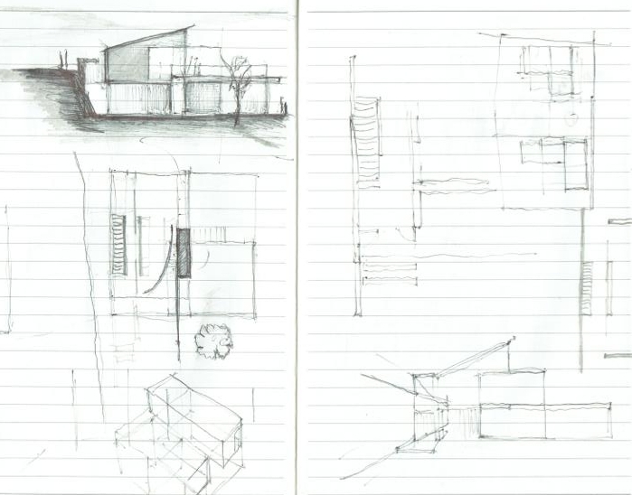 2 New Build Houses in Vale of Glamorgan : early design sketches