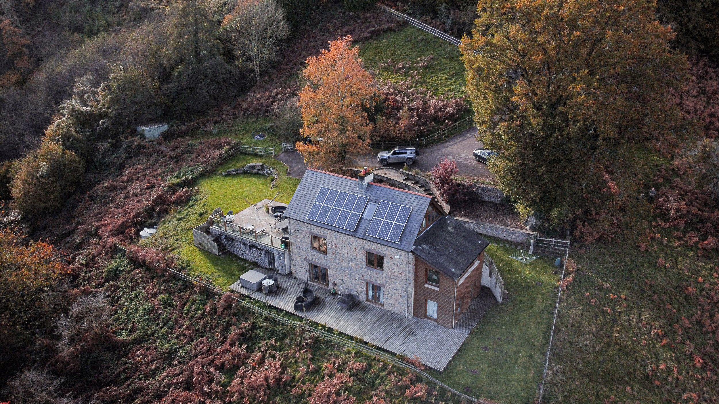 Existing family home overlooking Tintern Abbey, Monmouth. 