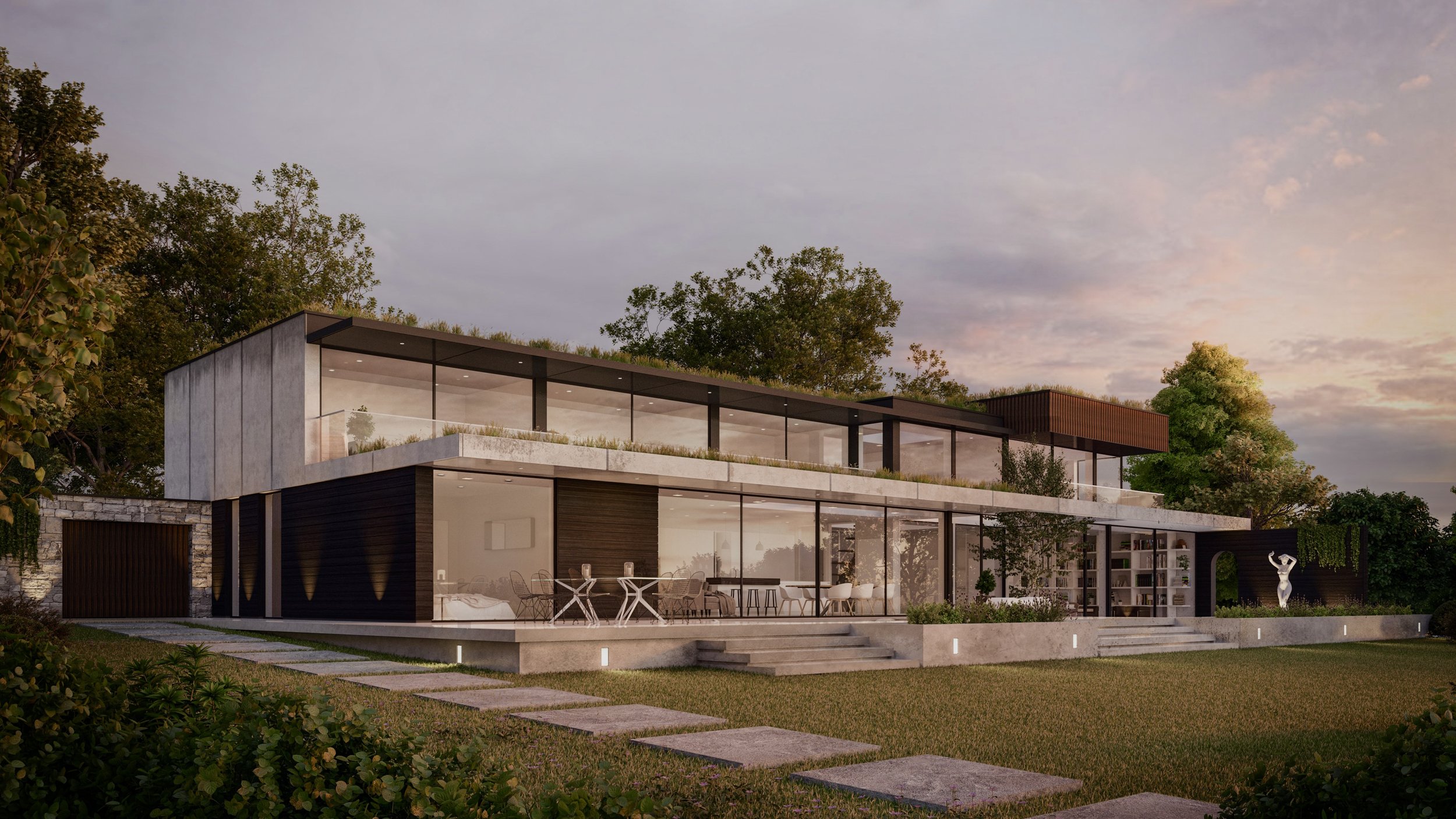 HEADstone is a new build, modern, sustainable family dwelling, perched on the coastline of The Gower. GTA hope to receive planning approval in March 2024, with work commencing in the summer.