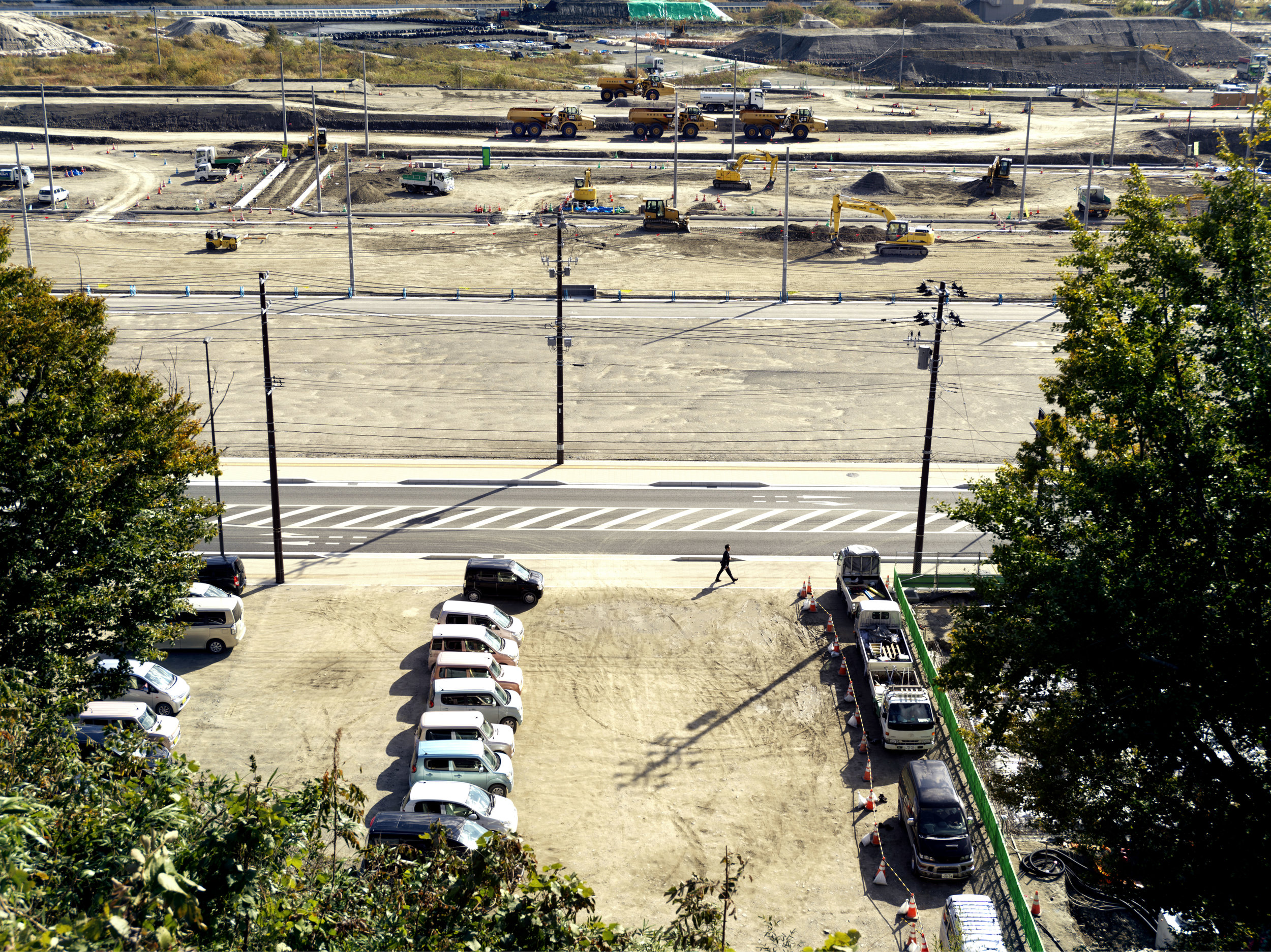  Vast stretches of land that lie in the valleys of Otsuchi remain flat and desolate as rebuilding in the town only just begins five years on. As well as it taking time to find sufficient funding to support the massive reconstruction effort, town plan