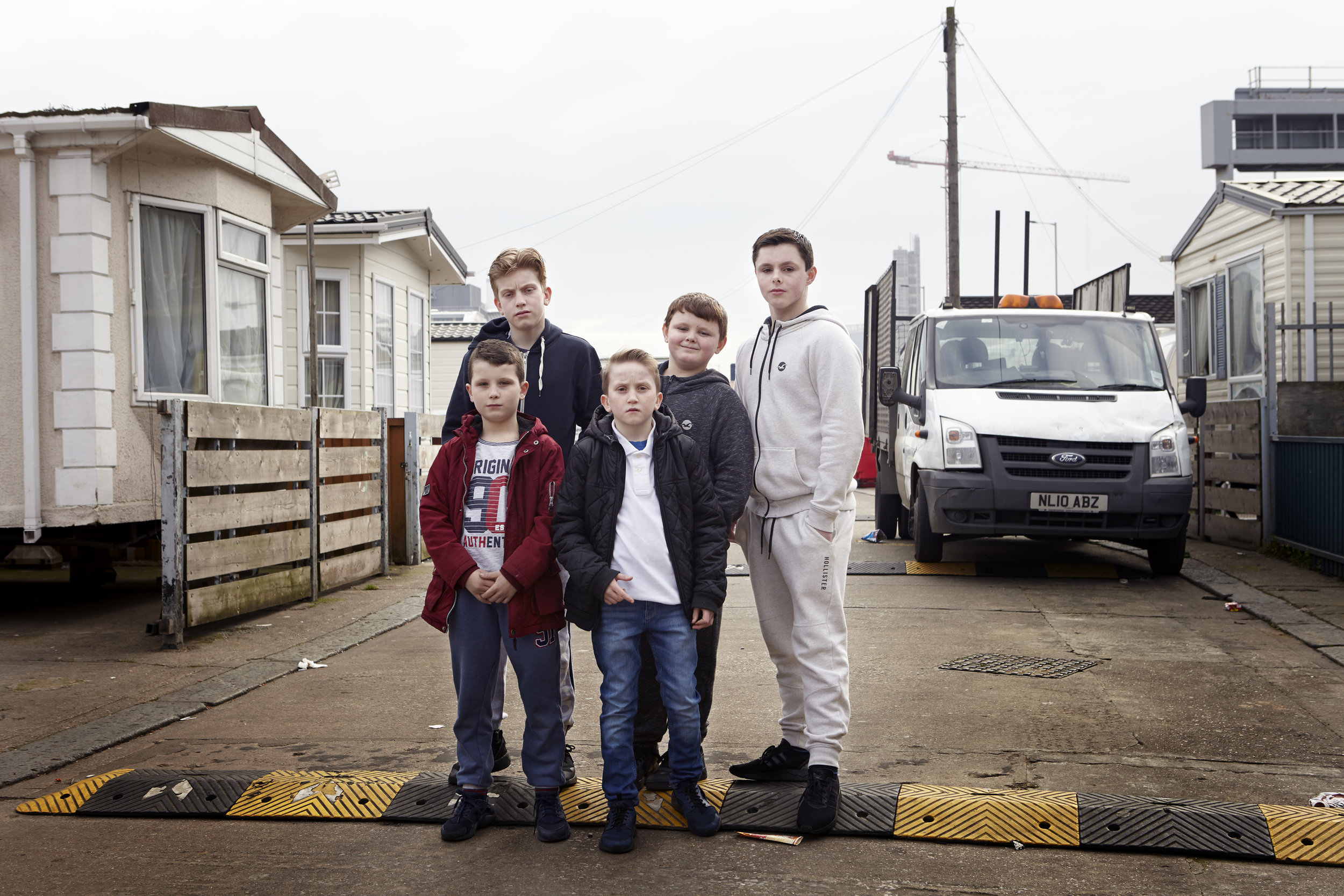 One of the kids discusses the issue of prejudice against the travelling community at school. “If they ever did, they’d be looking at the fist. They’d be racist. It’s in the blood. We know how to fight, that’s why nobody really say anything. Obviously if I’m by myself they’ll try and say something…” 