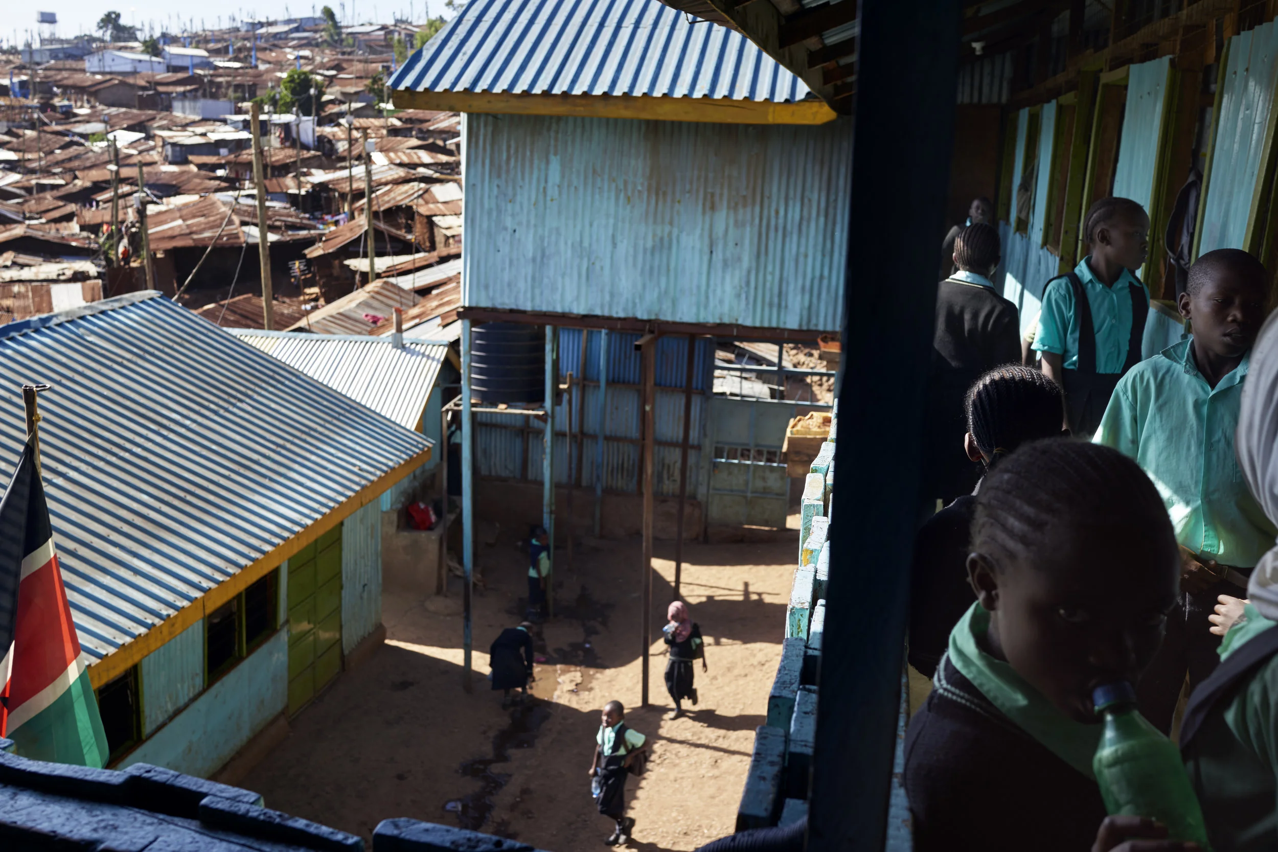 The view from a school in Western Kibera, Nairobi. Shot on assignment for Elle UK. 29/01/18
