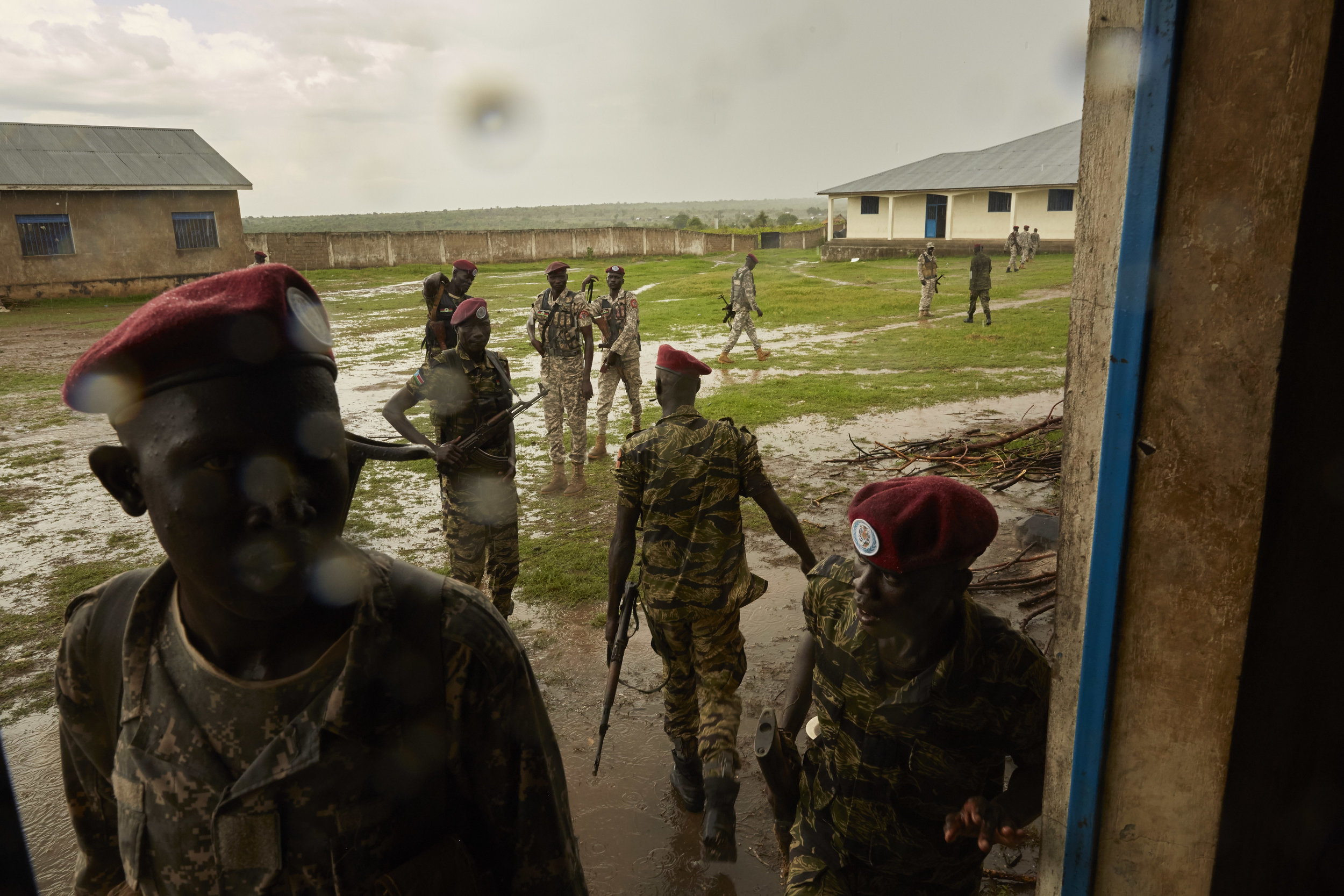 Tiger Battalion soldiers from the South Sudan People's Defence Force (SSPDF) in Juba, South Sudan
