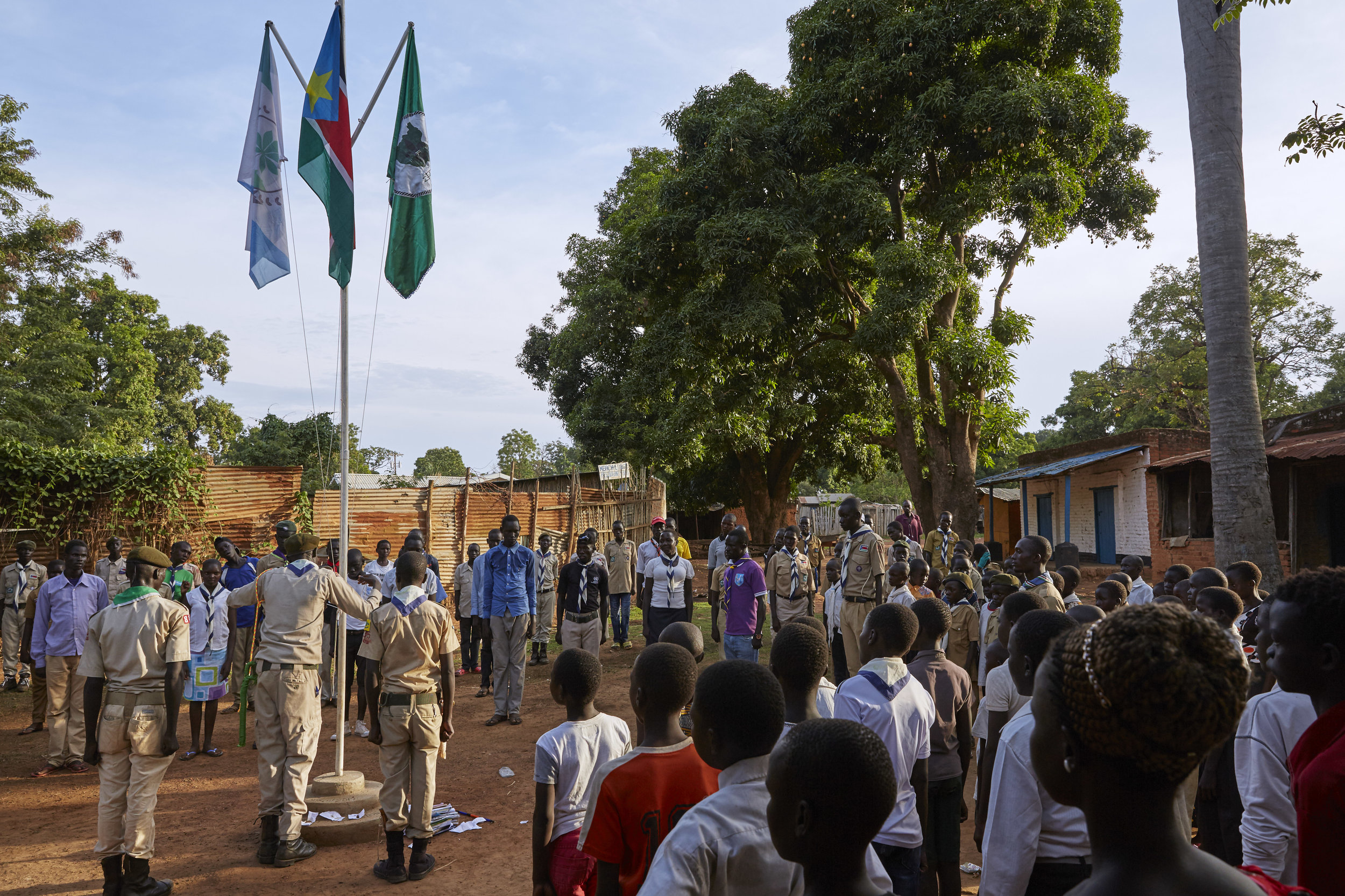 South Sudanese Boys Scouts in Yei, South Sudan