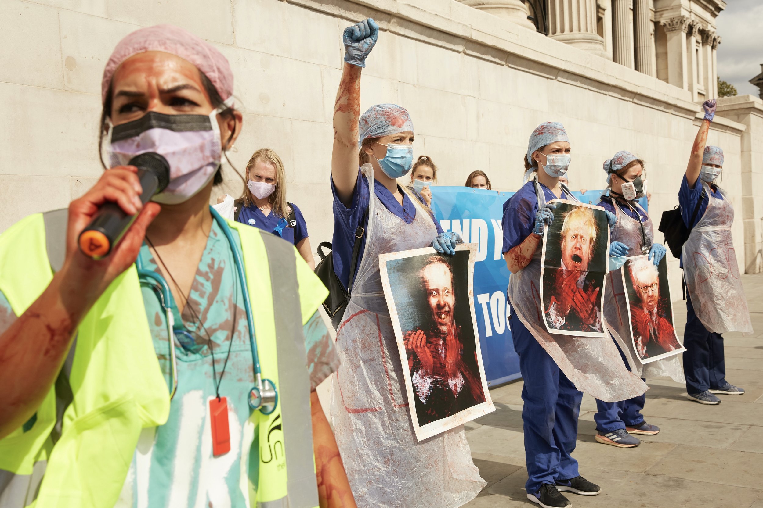  NHS Protests - Getty Images 