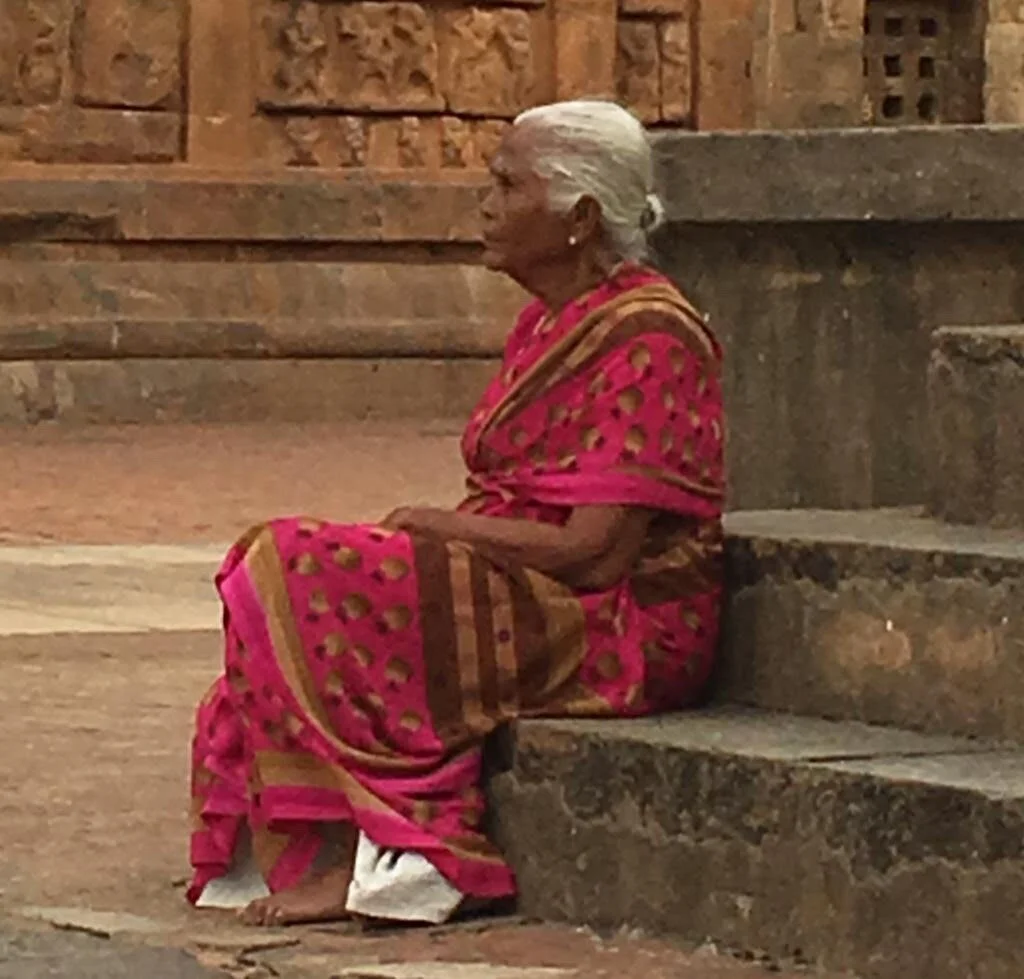 Sitting in the jungle