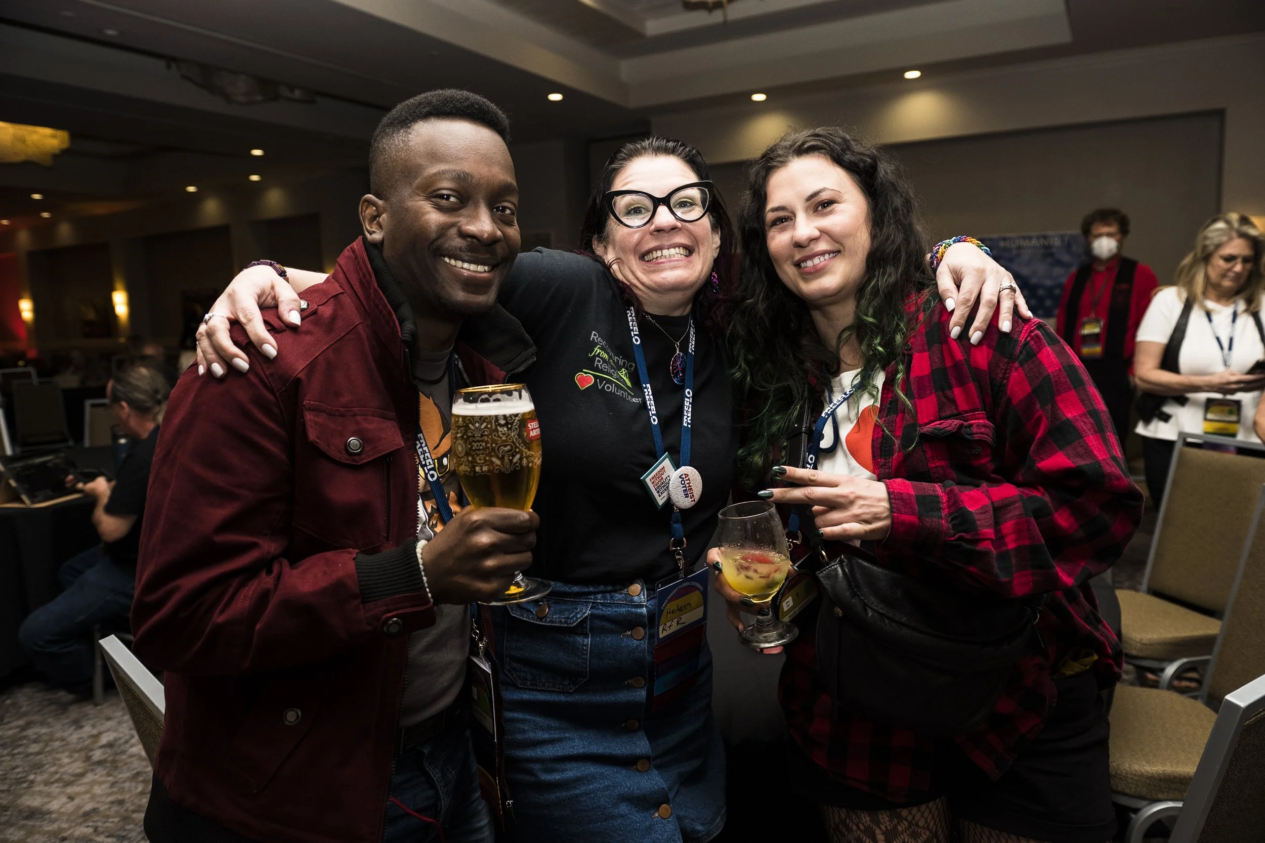 Attendees at the FREEFLO Florida Freethought Conference near Orlando