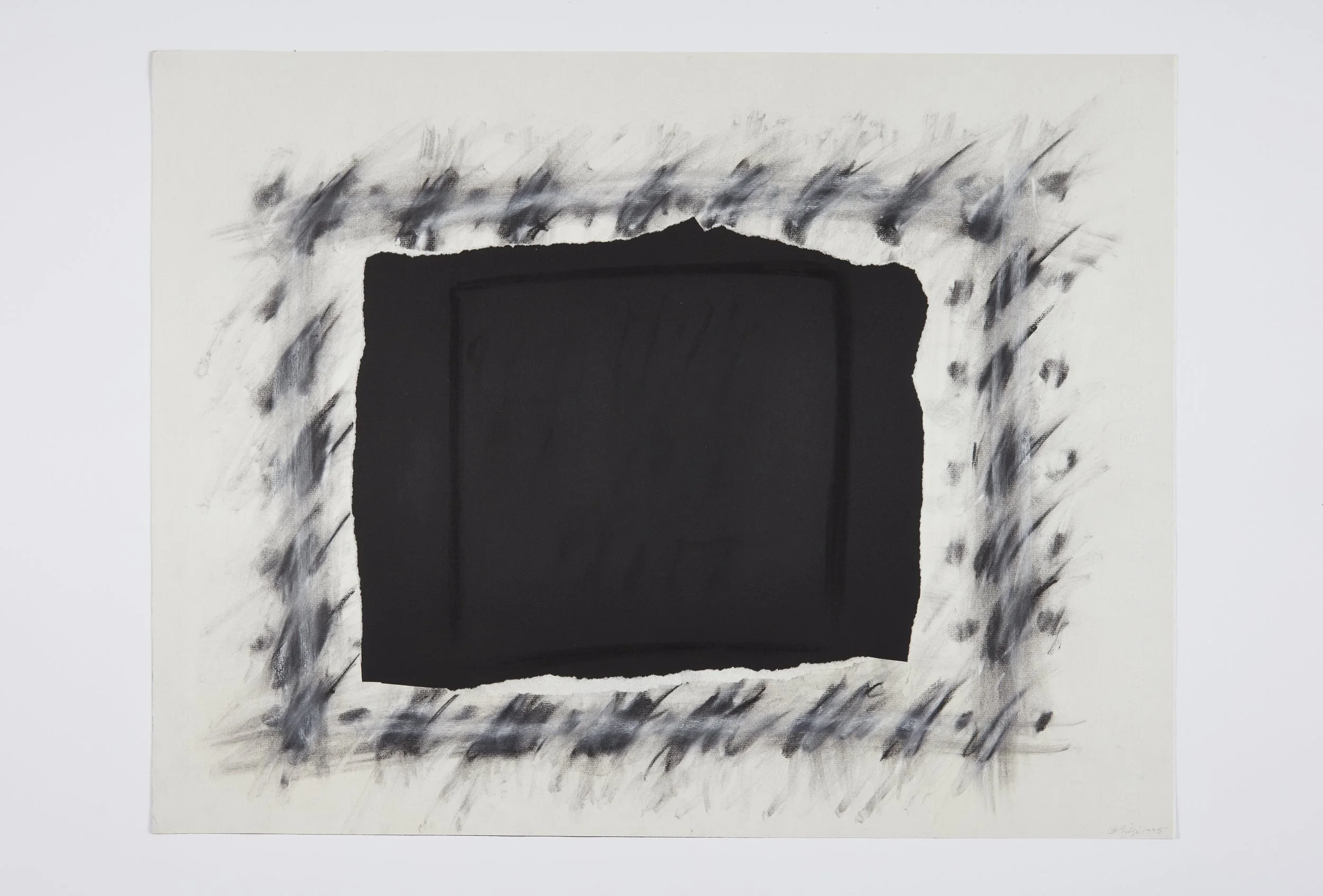 Bilge, Threshold state, untitled(black sq + white sq) 19.5x25.5in signed 1975.jpg