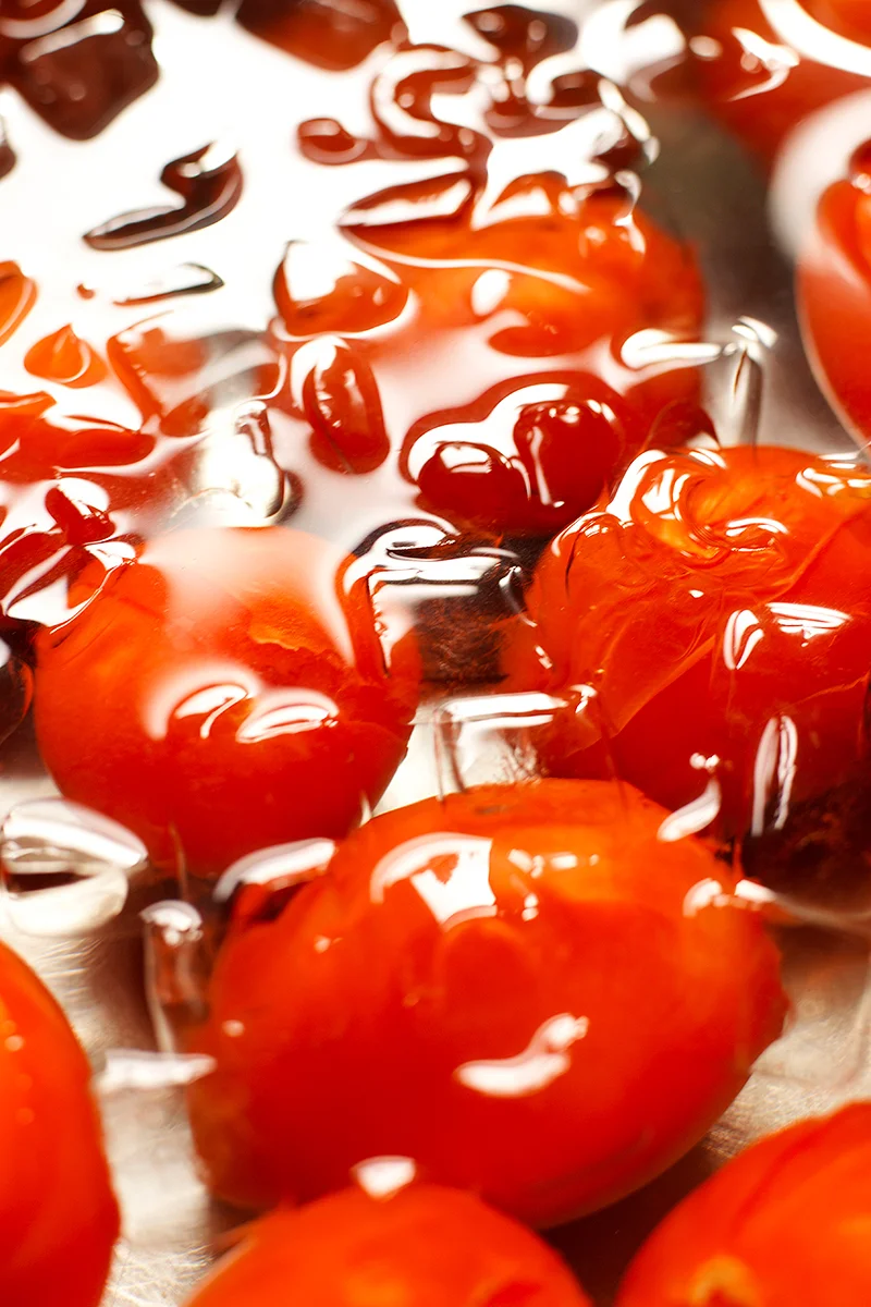 Fotowerk Lampelmayer - Foodfotografie - Tomaten in Eis