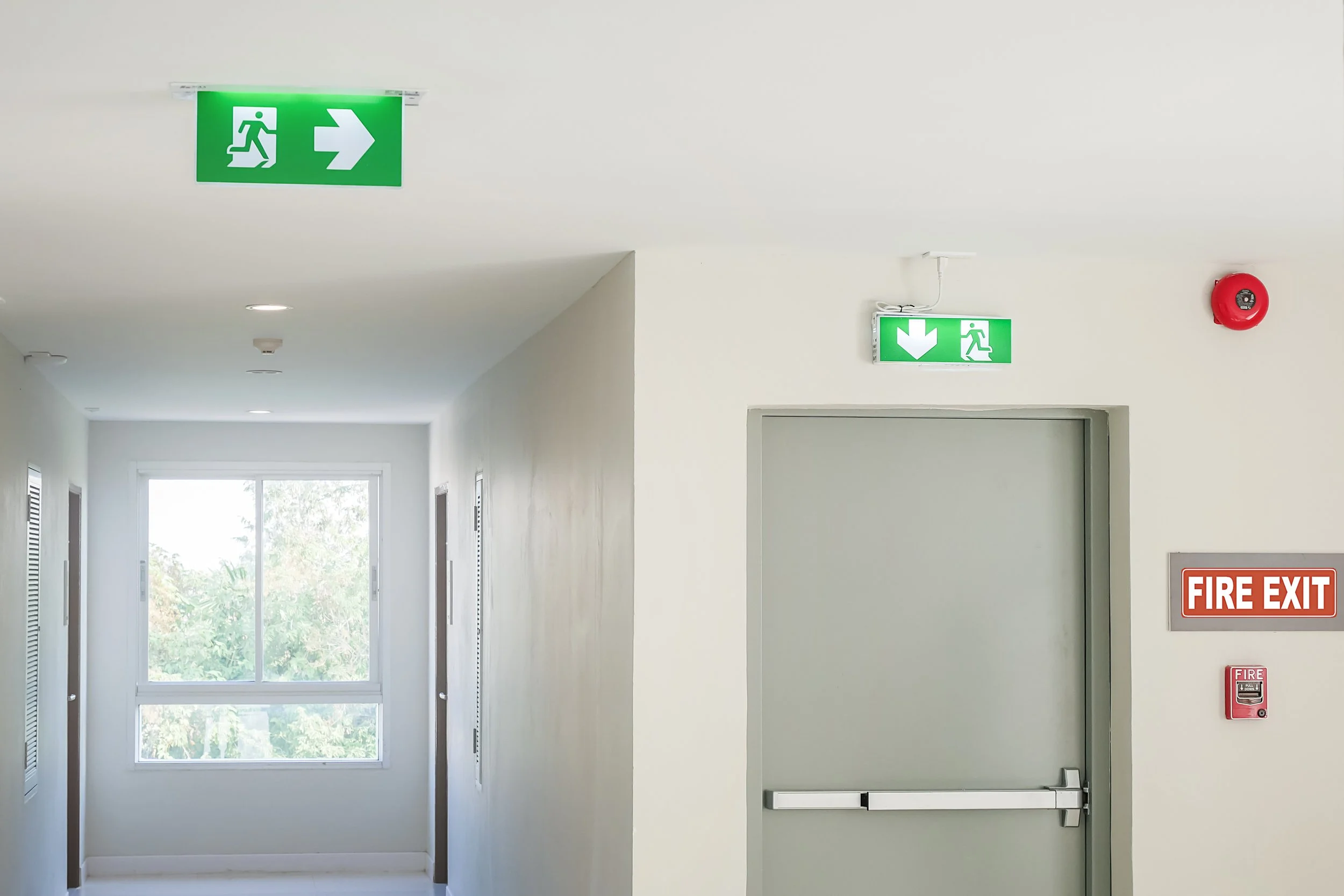 Fire exit sign and door.jpeg
