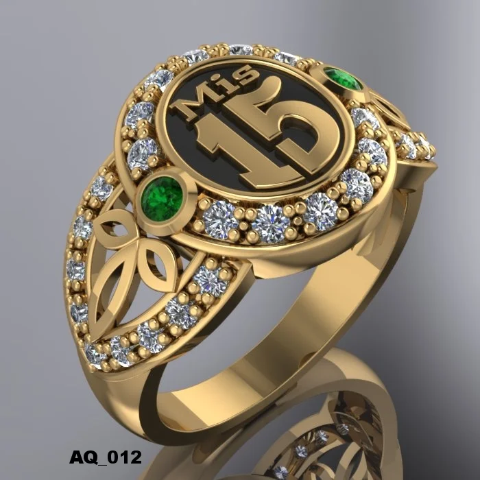 Joyeria Londres Anillos De 15 De Oro Anillo Quince Corona Joyería