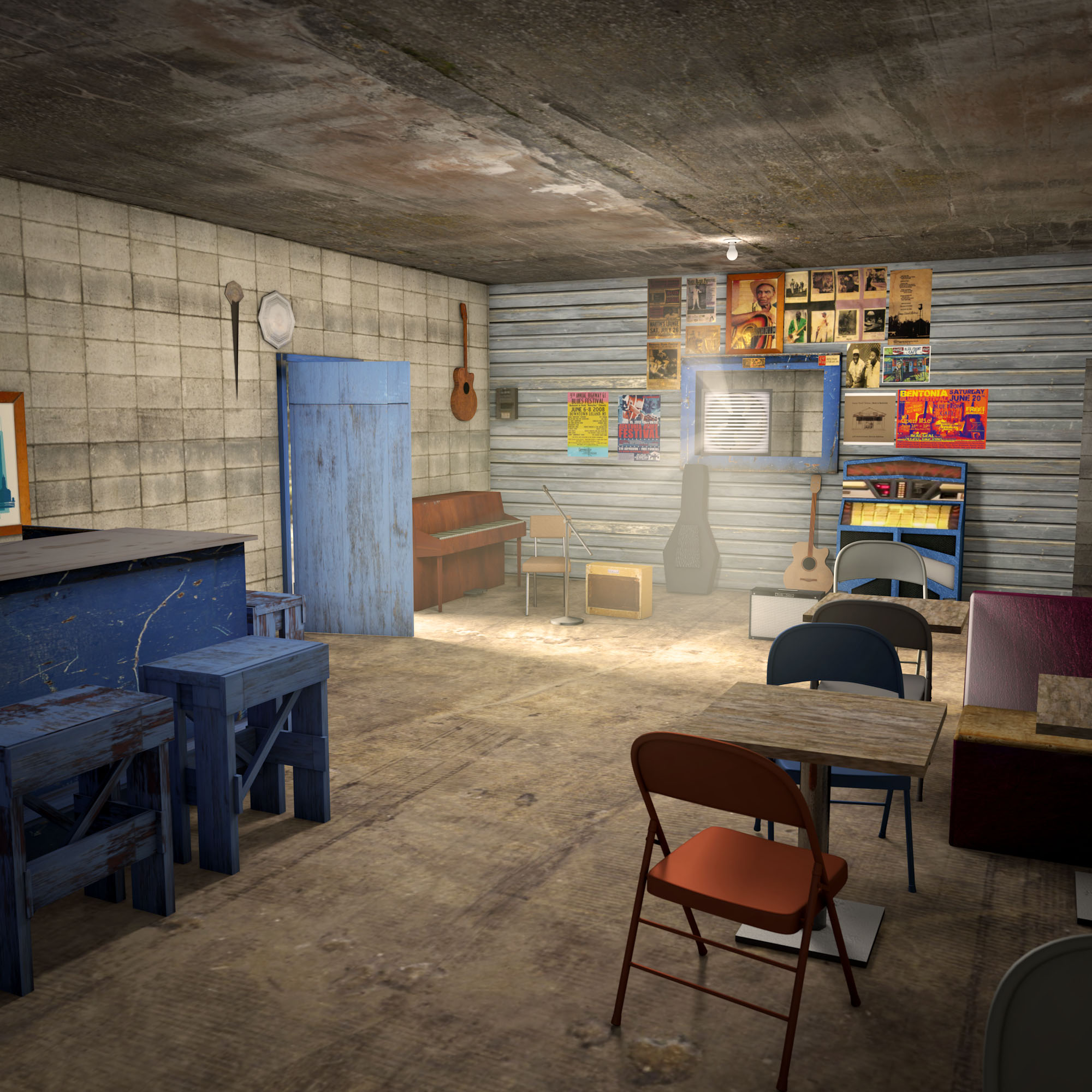 Blue Front Cafe visualization