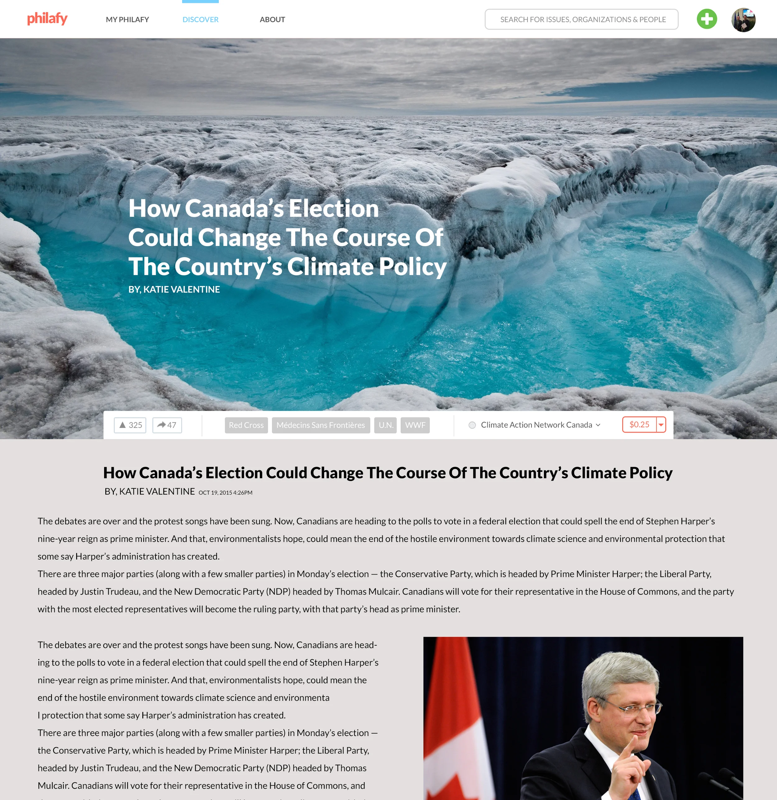 Philify article page