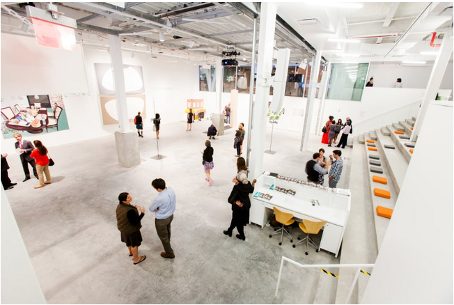 Photo: View of the Gallery at BRIC Arts Media House